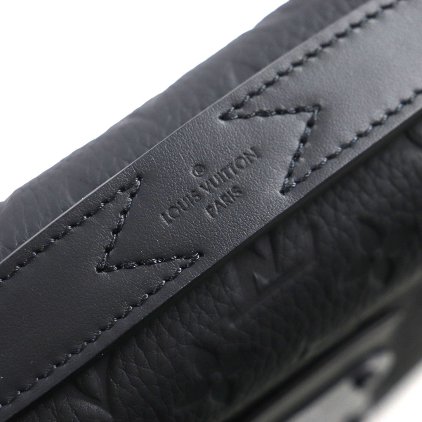 LOUIS VUITTON Briefcase M20835 Taurillon Clemence Leather black Monogram S lock briefcase