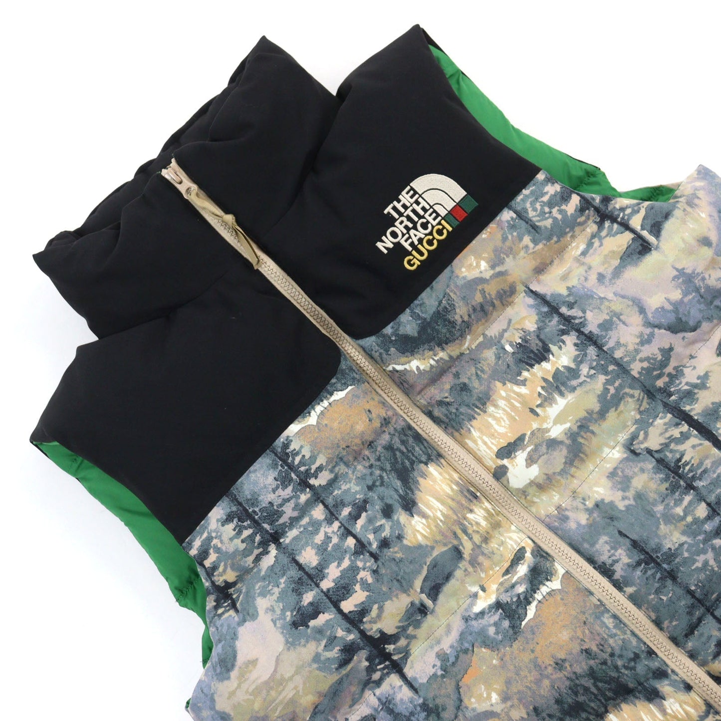 GUCCI Down vest 663762 Nylon multicolor M