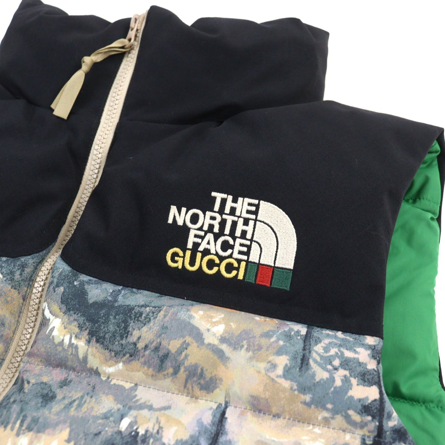 GUCCI Down vest 663762 Nylon multicolor M