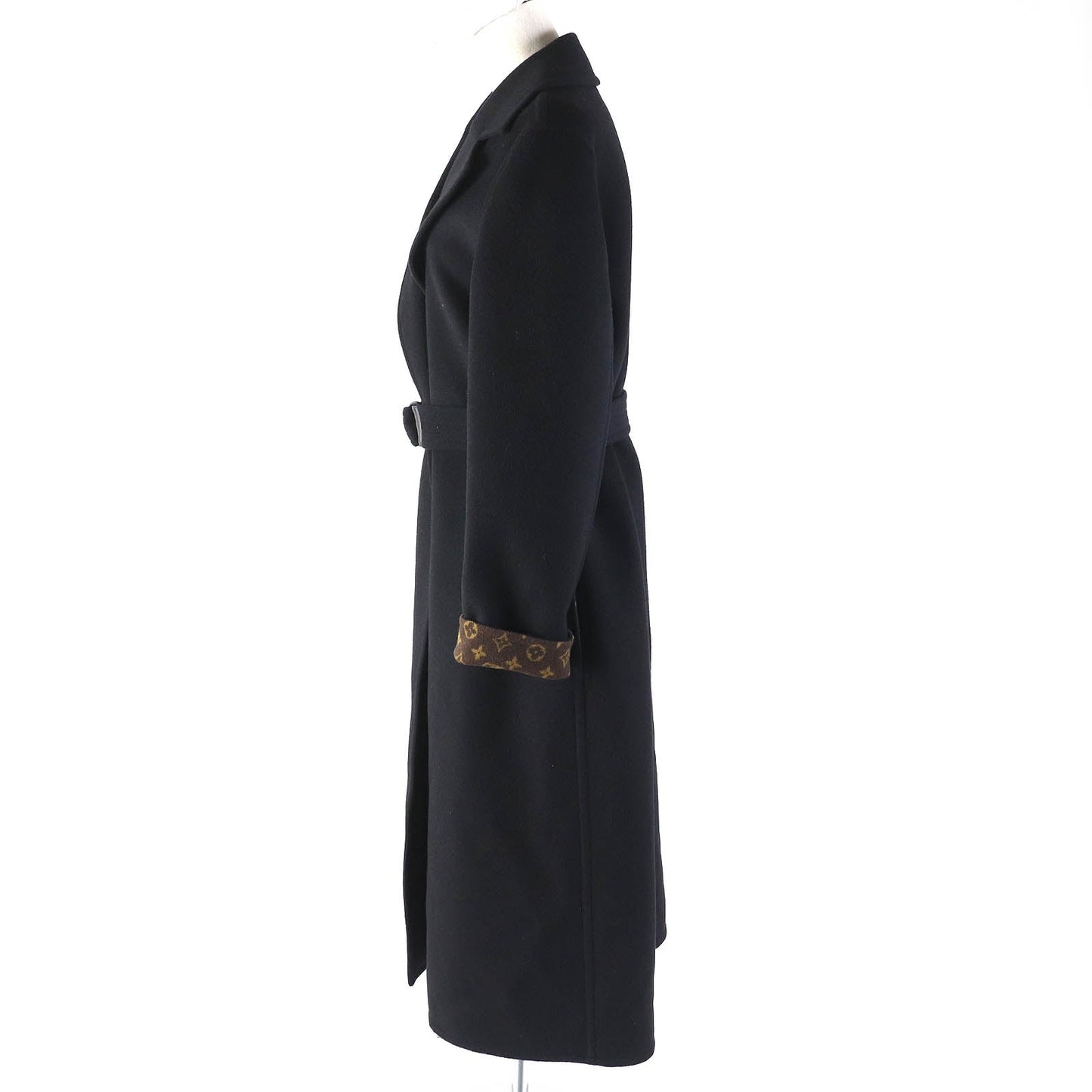 LOUIS VUITTON coat FECO11 wool black 40