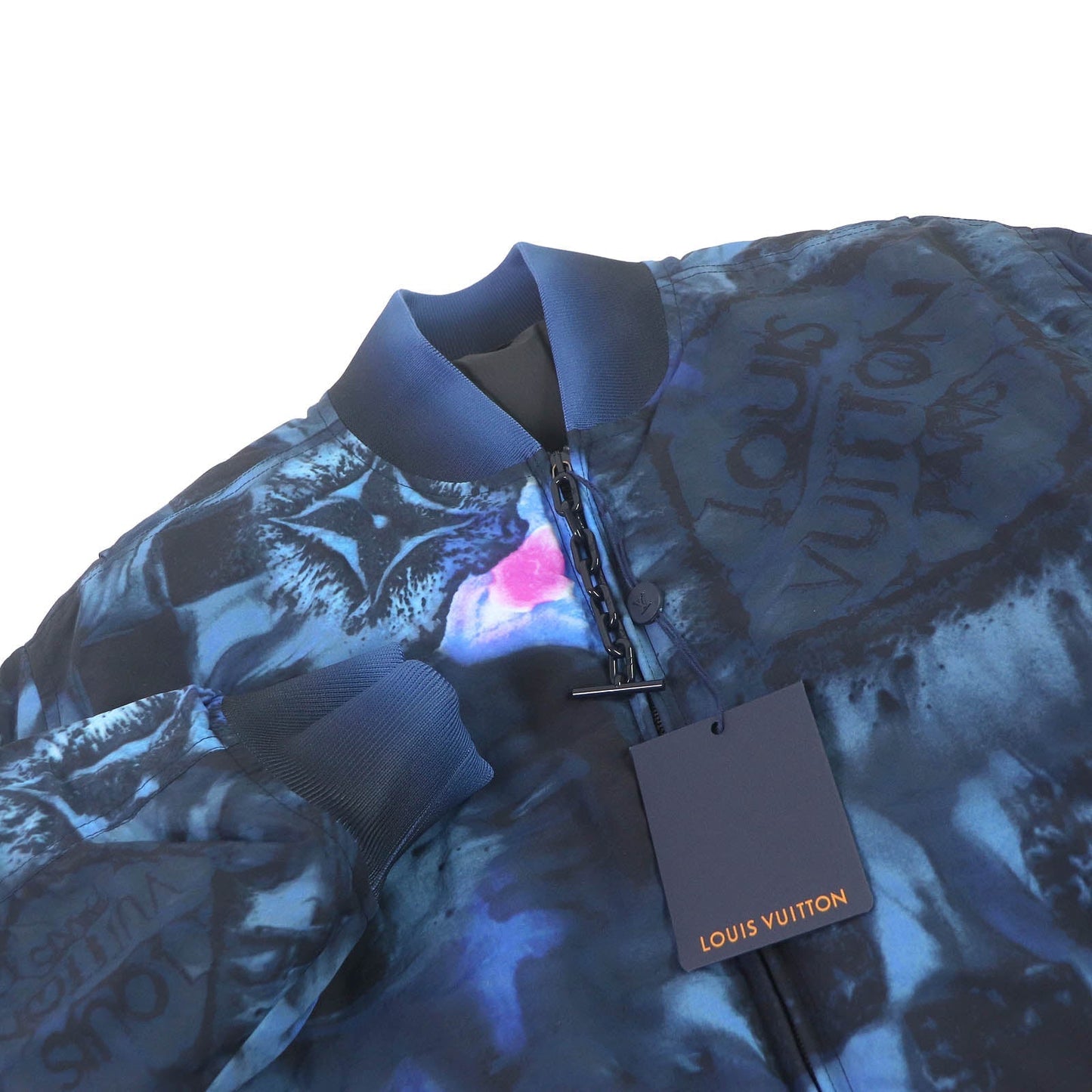 LOUIS VUITTON Bomber jacket HLB05EDR2 Nylon Navy 46