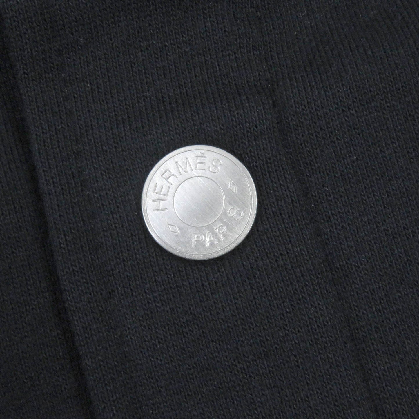 HERMES Stajan cotton Navy Choux veau asymmetry M