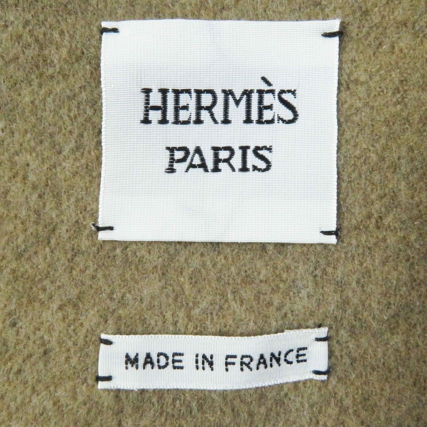 HERMES coat cashmere beige 38