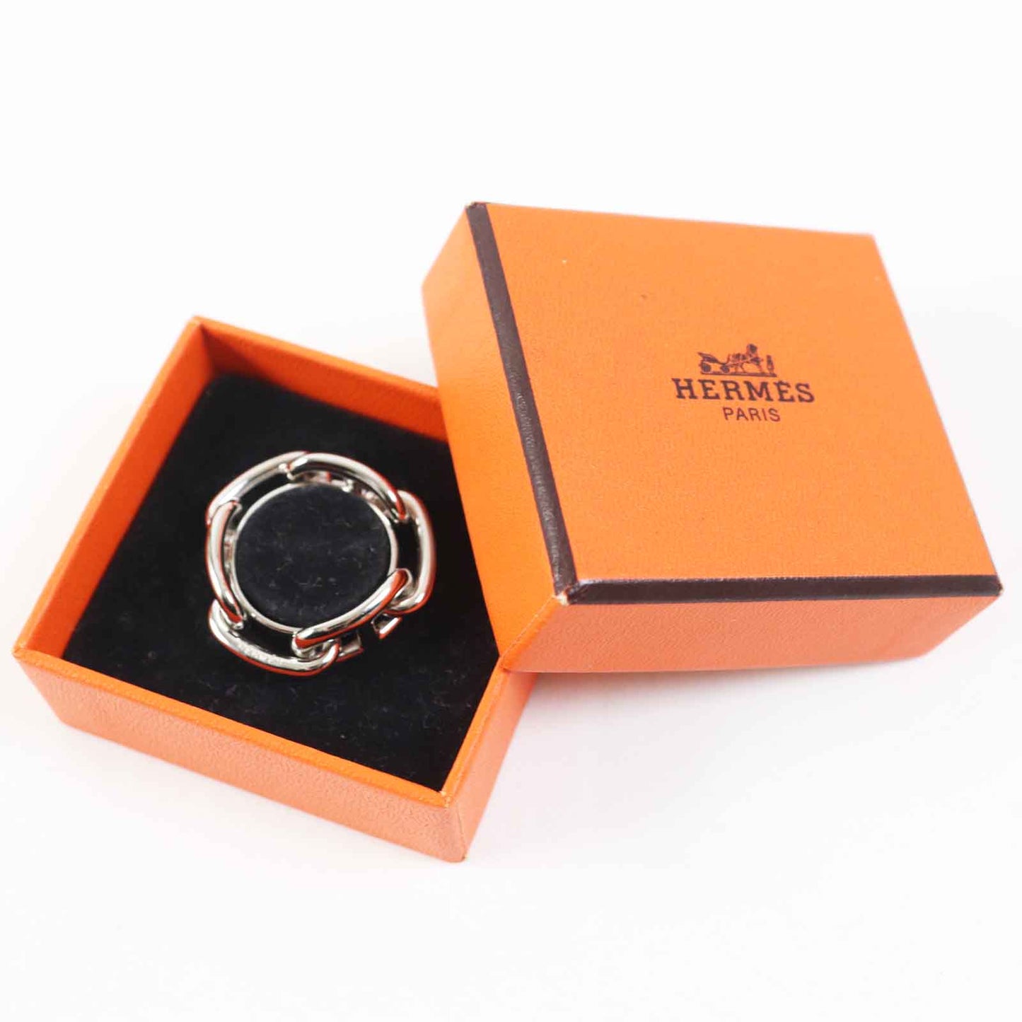 HERMES Scarf ring Gold Plated Silver Lukade