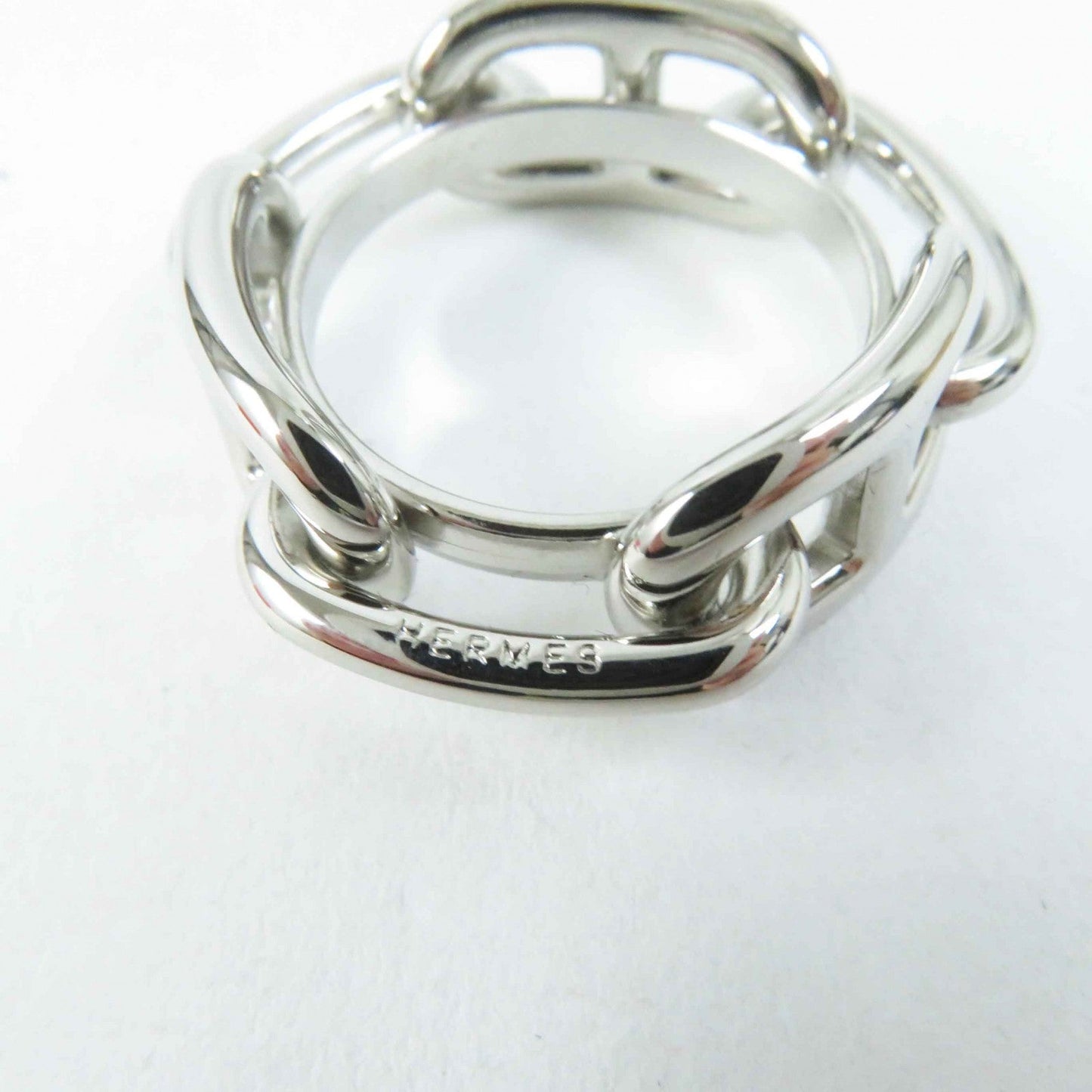HERMES Scarf ring Gold Plated Silver Lukade