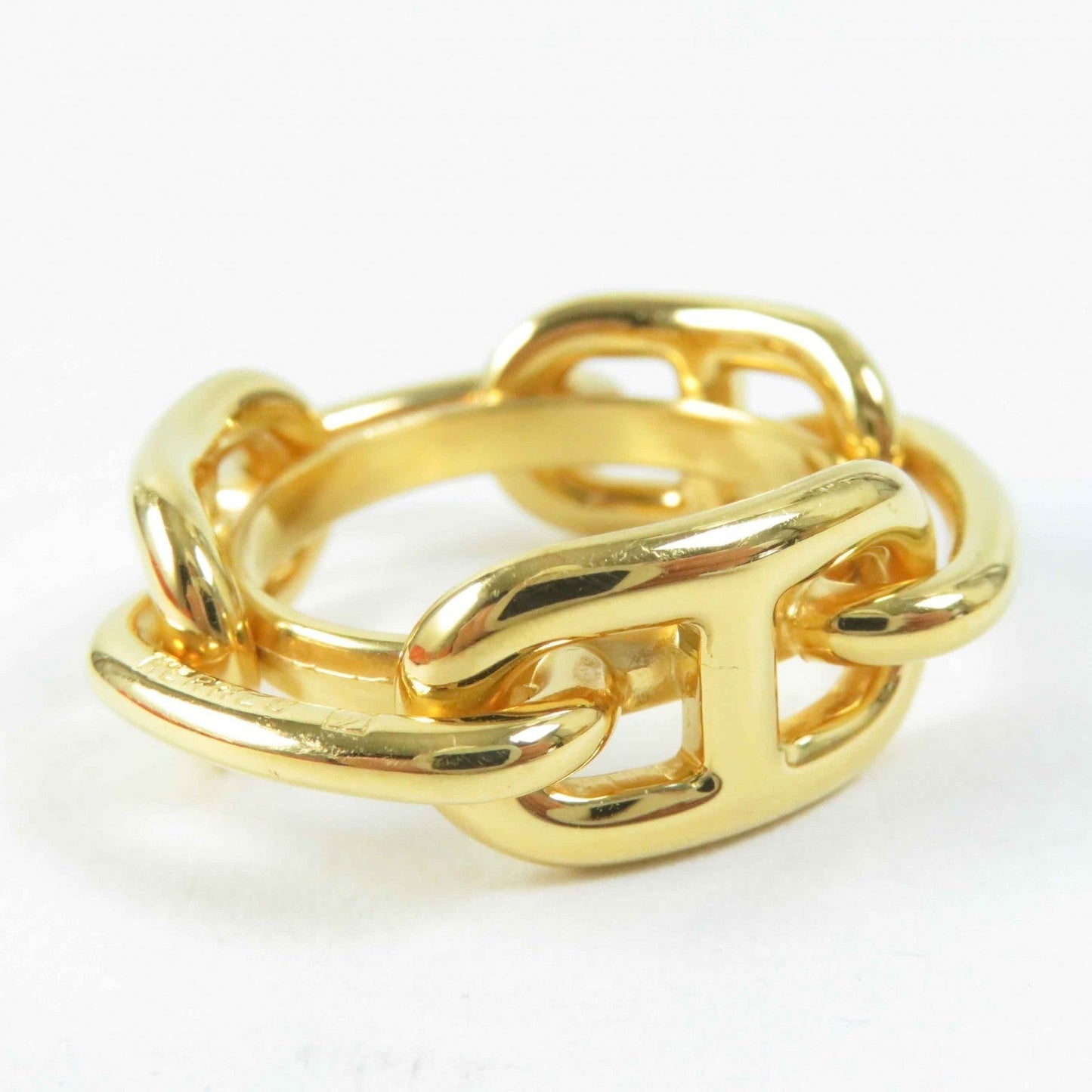 HERMES Scarf ring Gold Plated gold Lukade