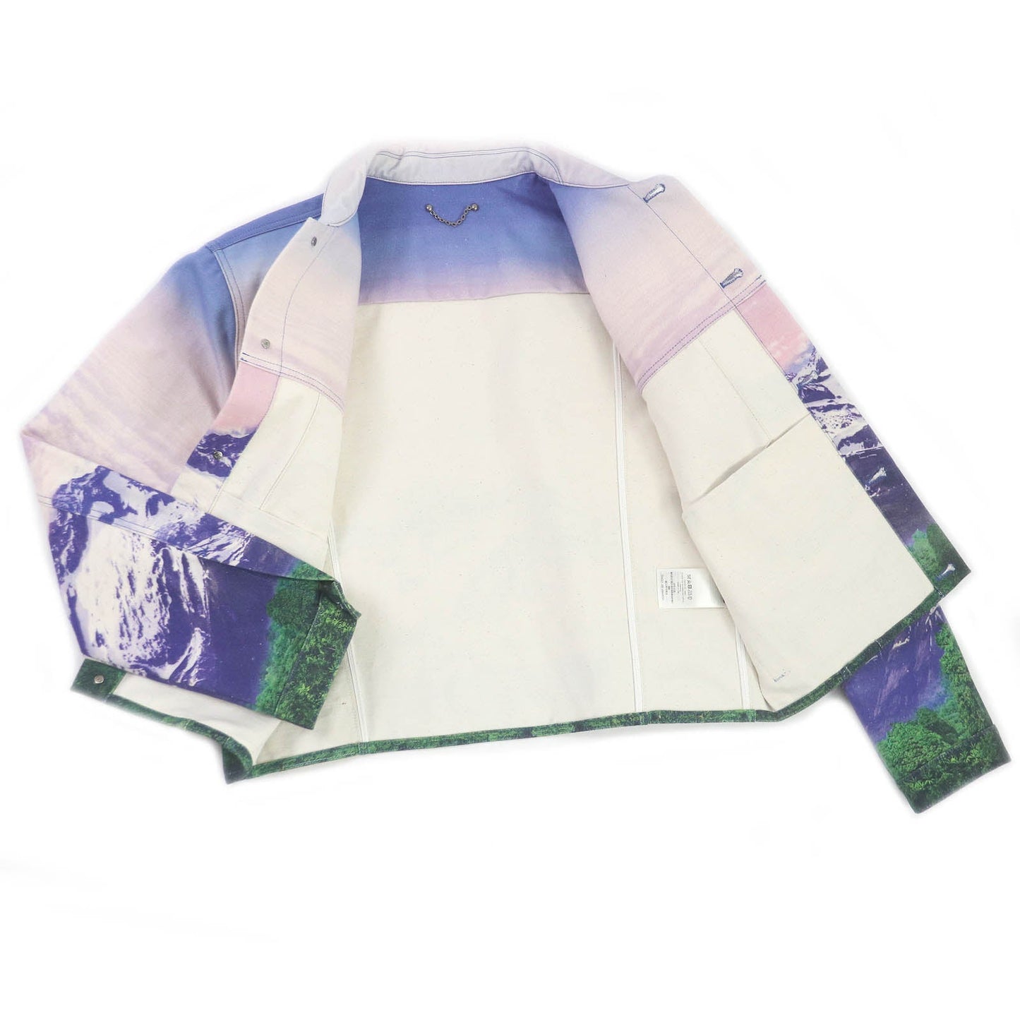 LOUIS VUITTON Denim Jacket 1A9T10 cotton multicolor landscape 48