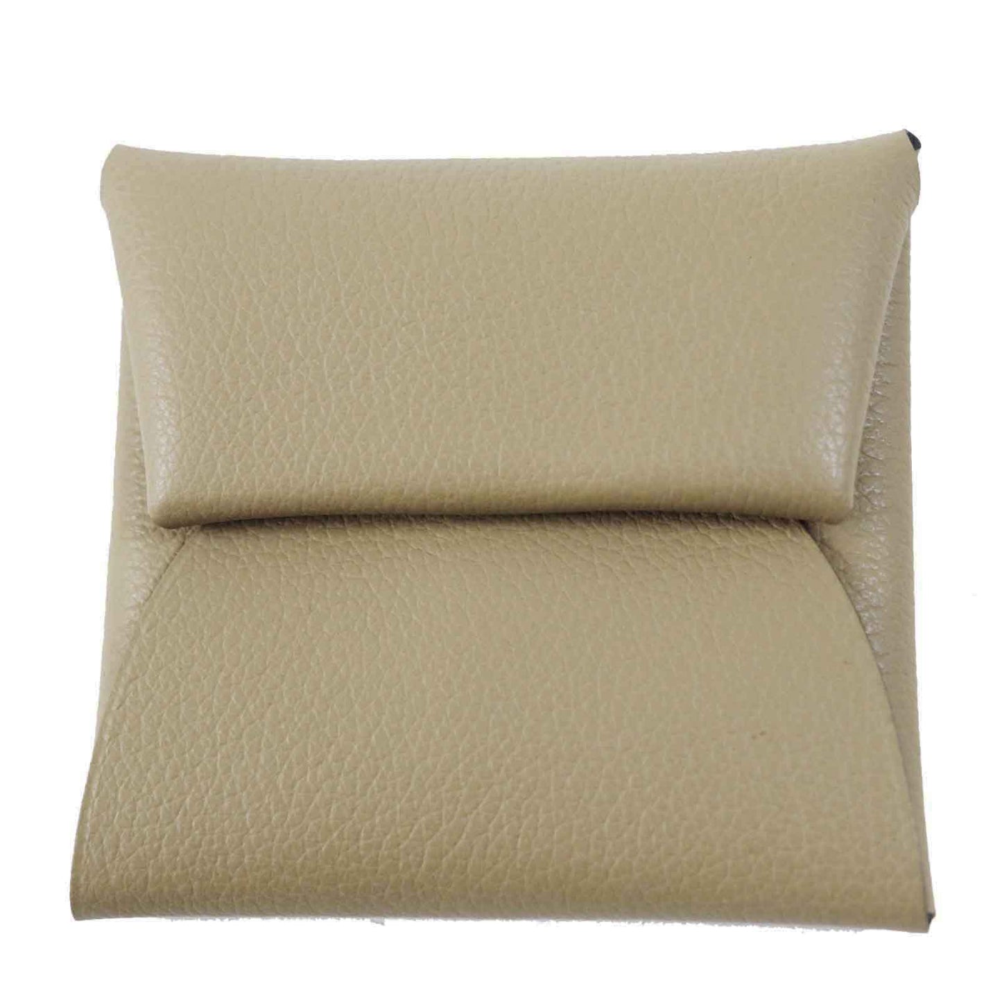 HERMES Coin case Evercolor beige marfa Bastia