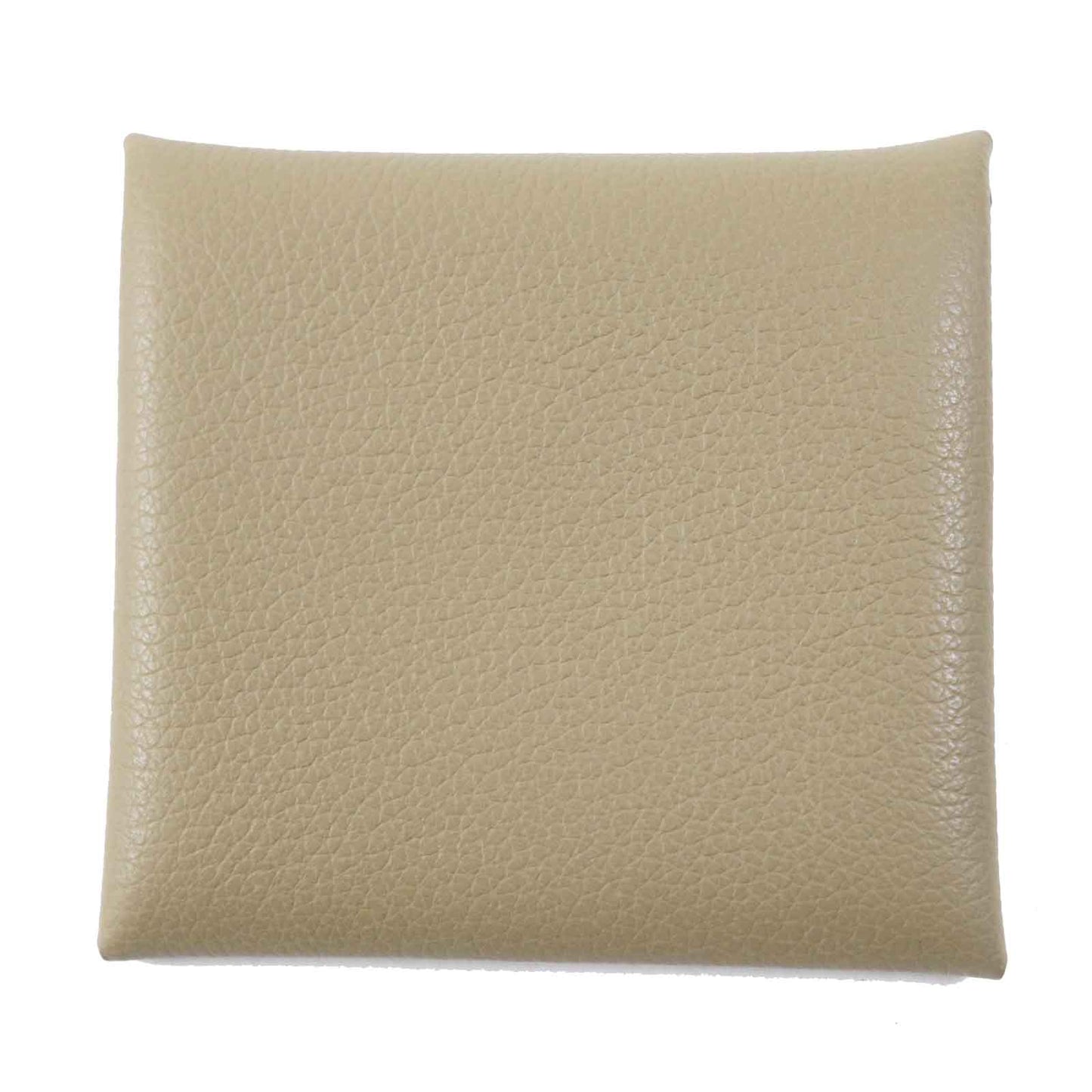 HERMES Coin case Evercolor beige marfa Bastia