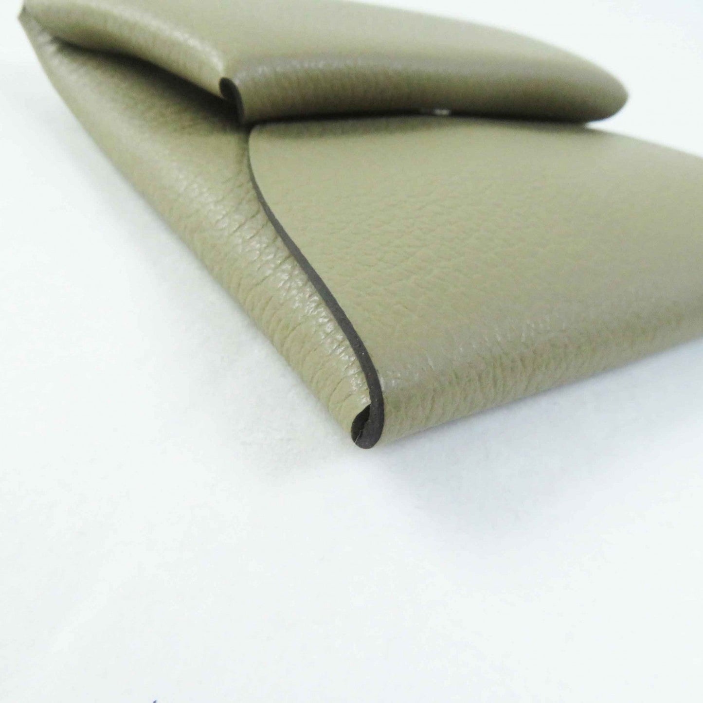 HERMES Coin case Evercolor beige marfa Bastia