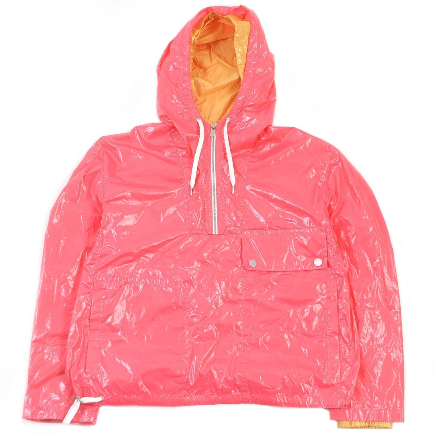 HERMES Hoodie Nylon Pink orange 46