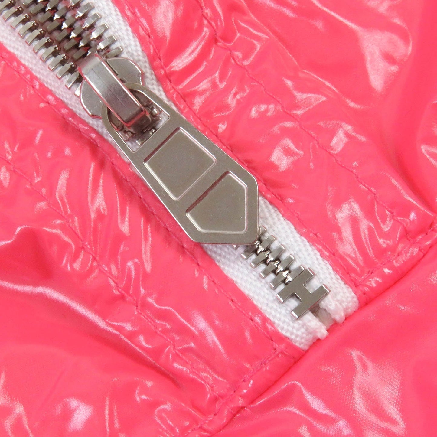 HERMES Hoodie Nylon Pink orange 46