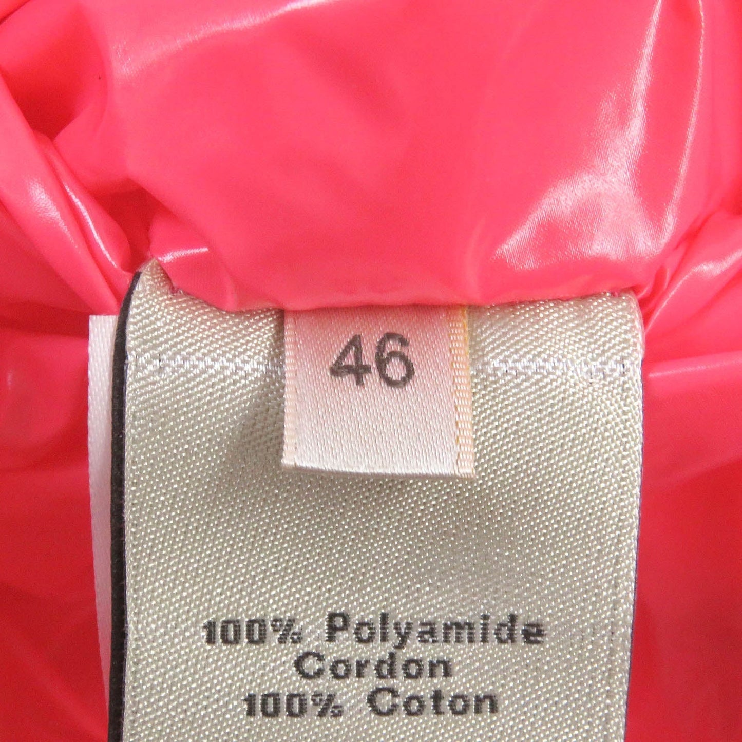 HERMES Hoodie Nylon Pink orange 46