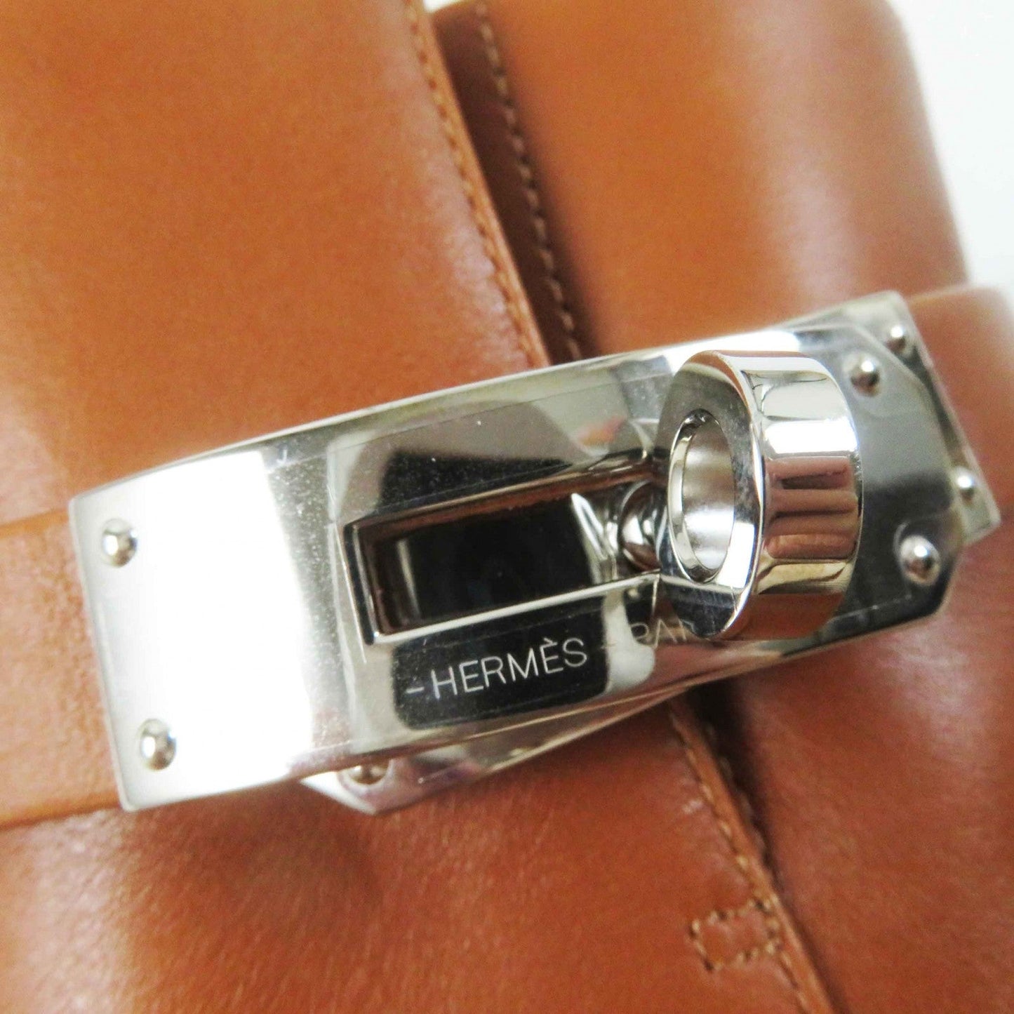 HERMES short boots leather Brown Saint Germain 37