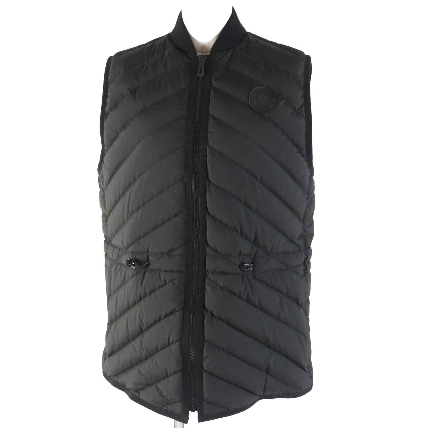HERMES Down vest 4H0169DR polyester black 38