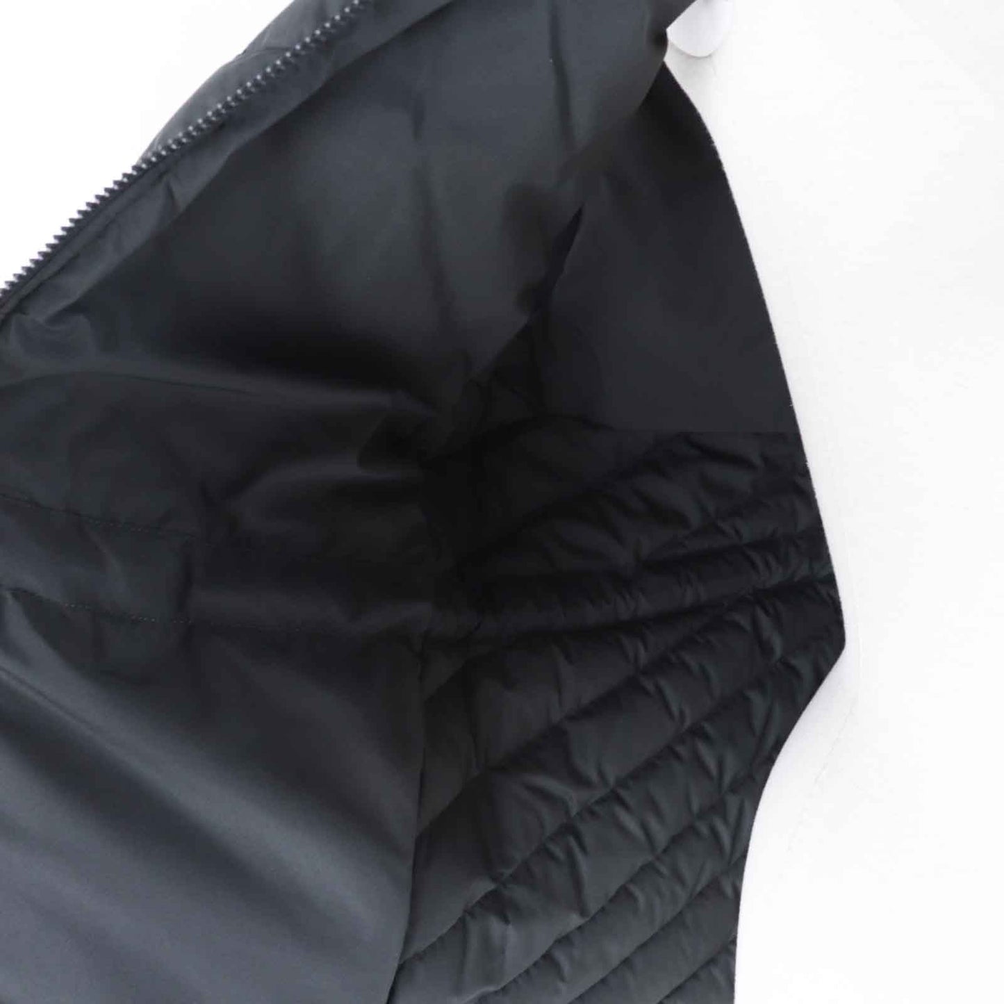HERMES Down vest 4H0169DR polyester black 38