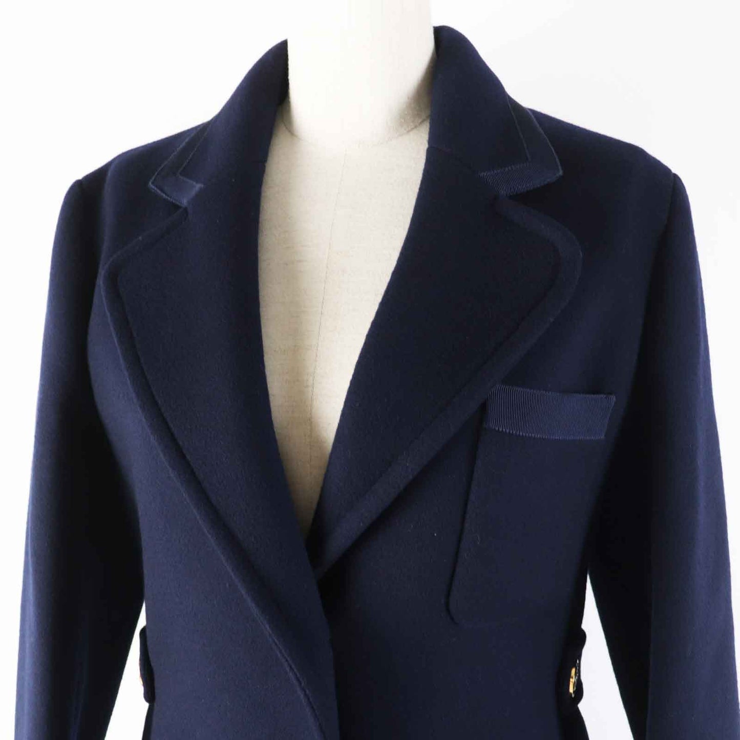 GUCCI Chester coat 669525 wool Navy 38