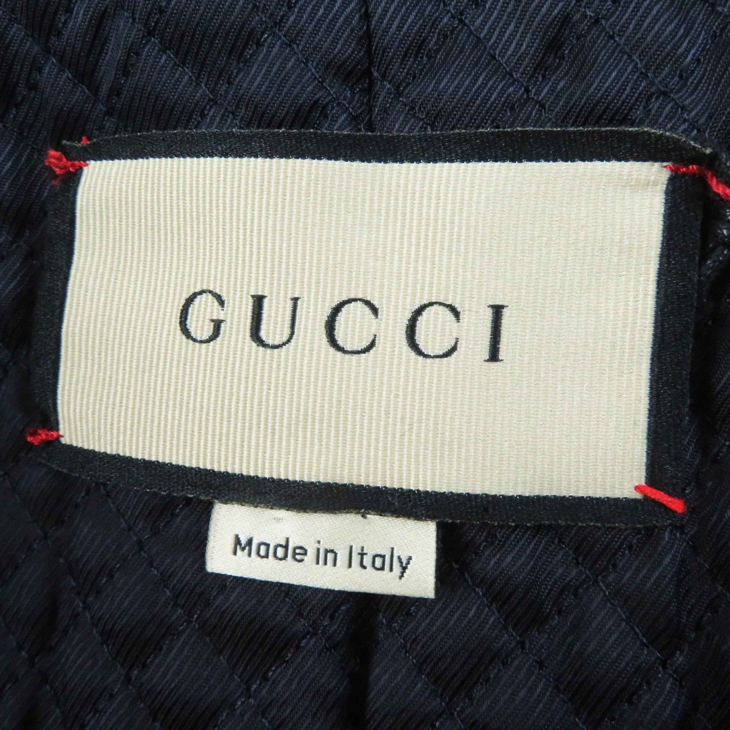 GUCCI Chester coat 669525 wool Navy 38