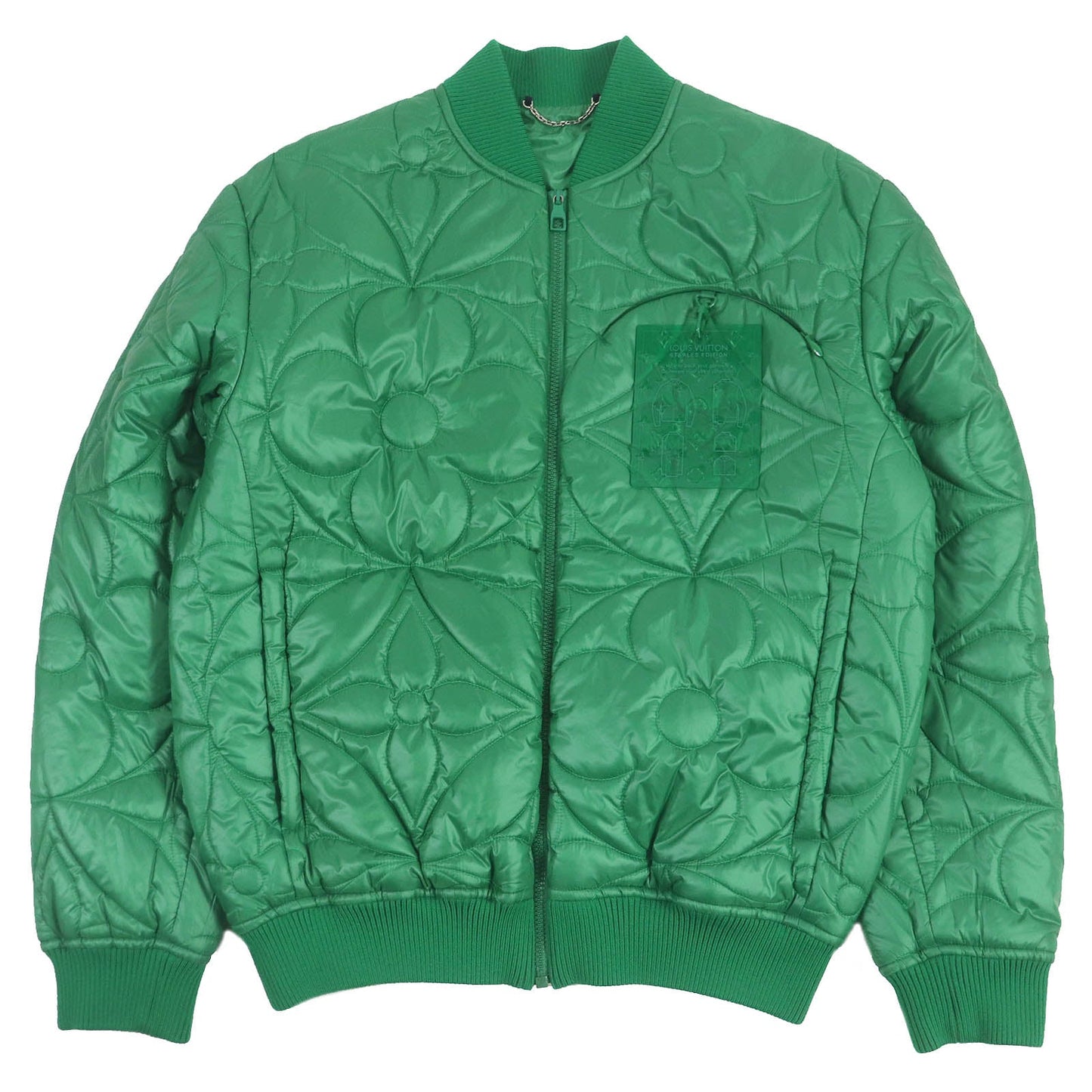 LOUIS VUITTON Blouson polyester green 46