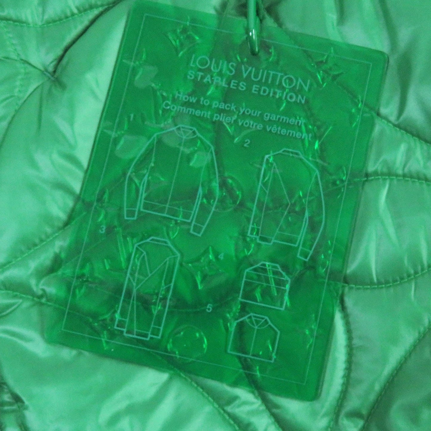 LOUIS VUITTON Blouson polyester green 46