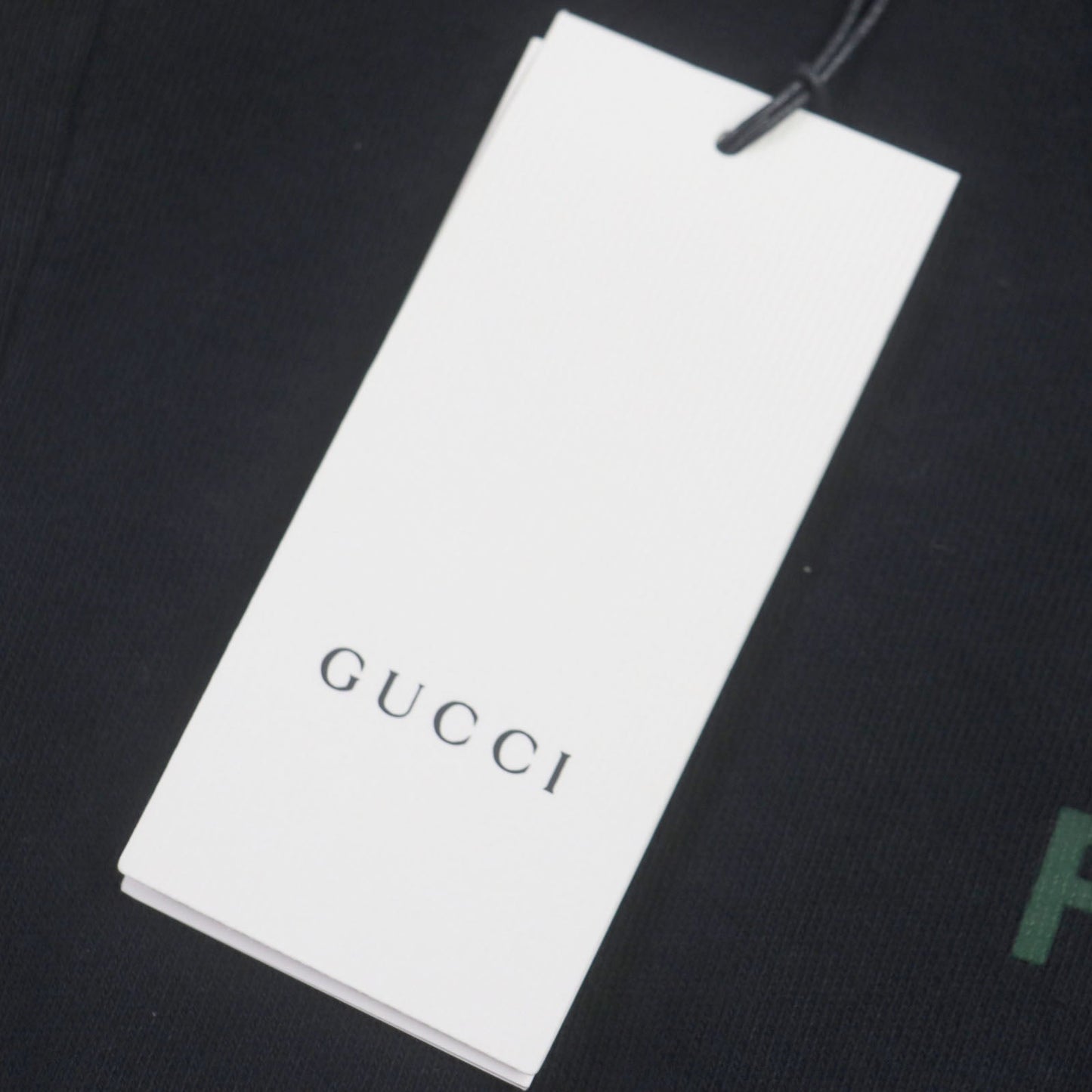 GUCCI Hoodie 475374 cotton black MANIFESTO S