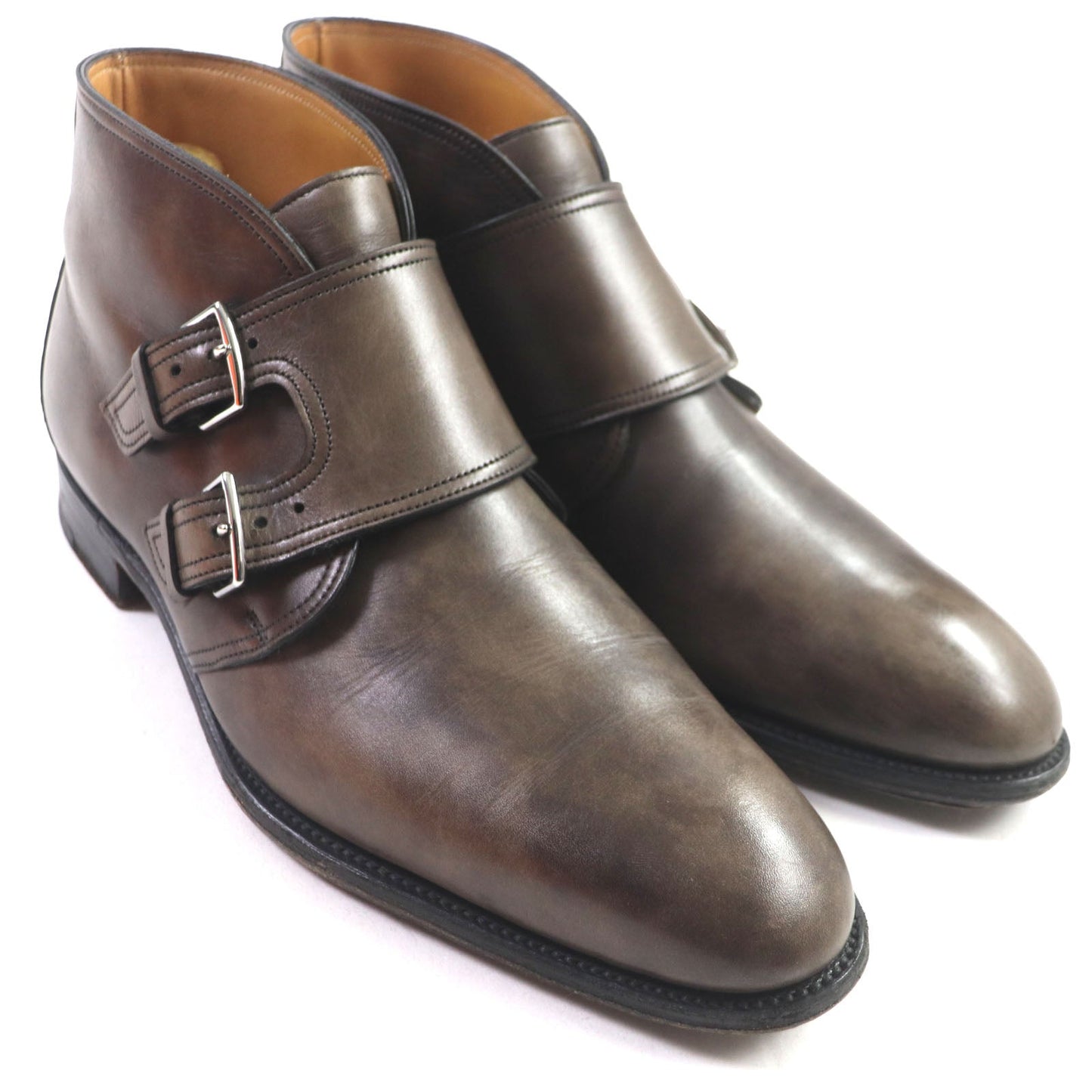 HERMES Ankle boots Main: Leather Dark brown mens 40 1/2 Used