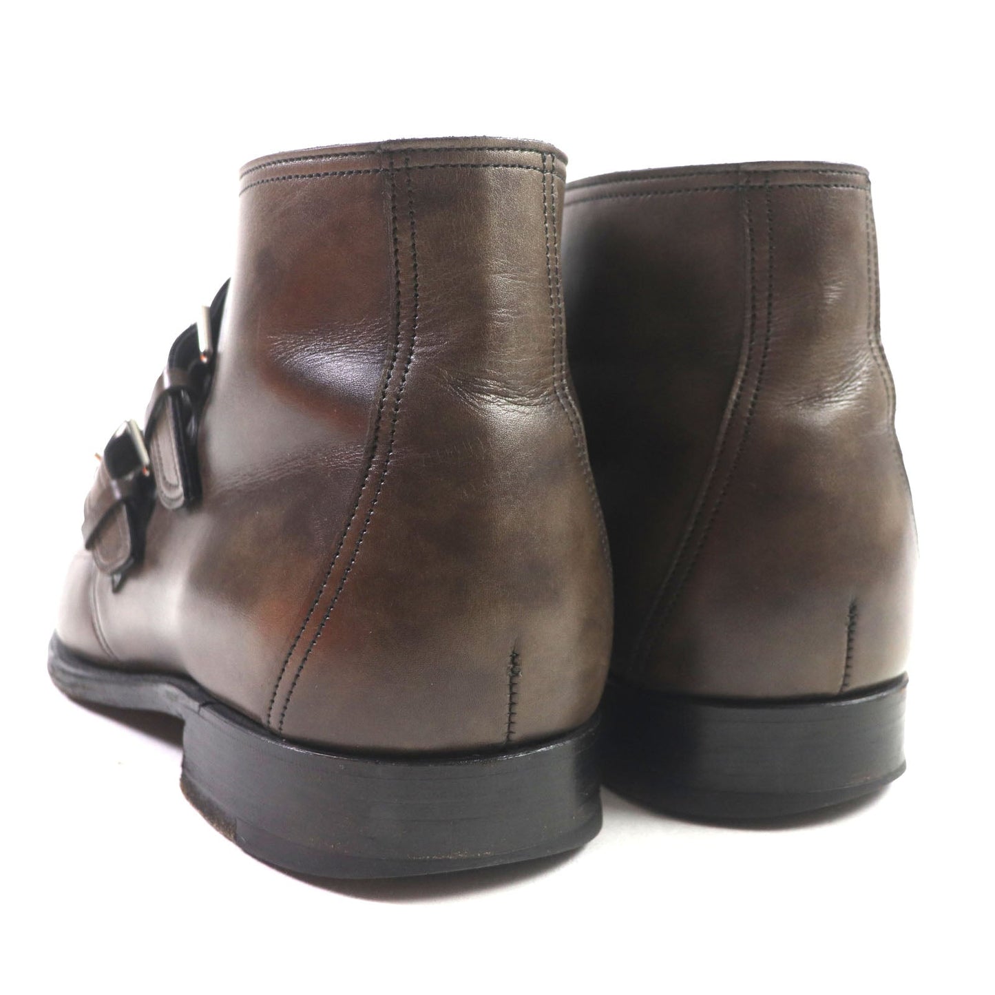 HERMES Ankle boots Main: Leather Dark brown mens 40 1/2 Used