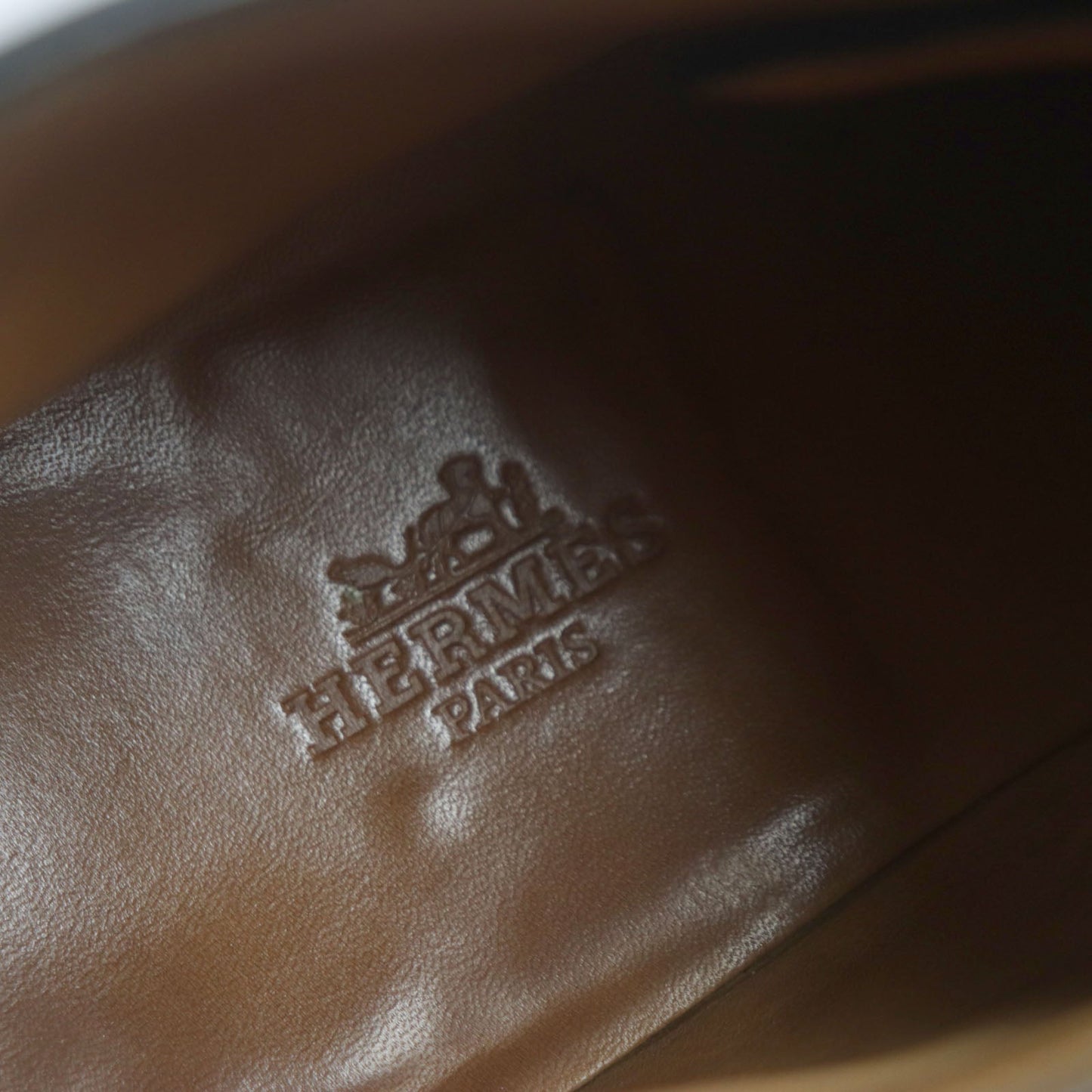 HERMES Ankle boots Main: Leather Dark brown mens 40 1/2 Used