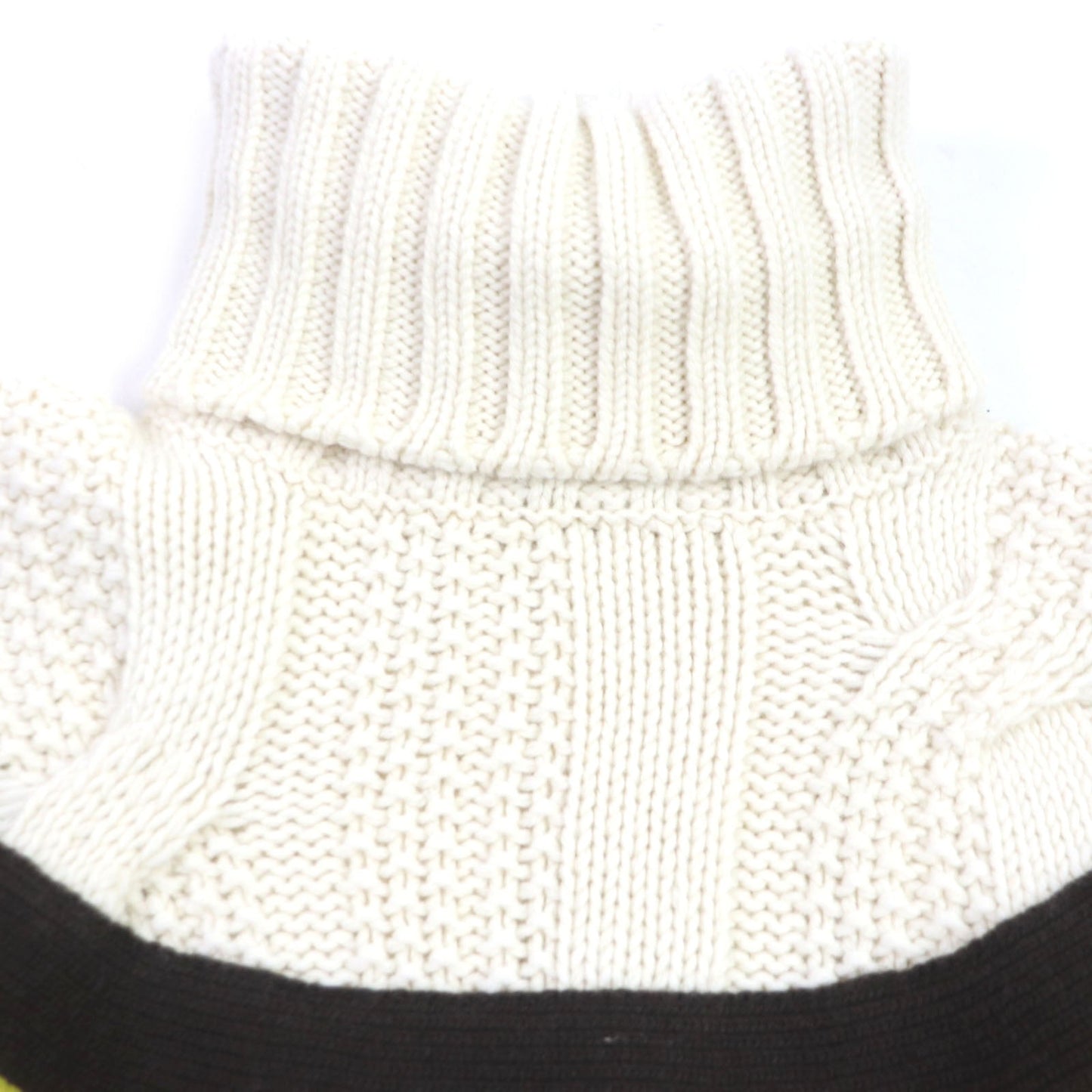 HERMES sweater Main: 70% wool, Main: 30% cashmere white mens S Used