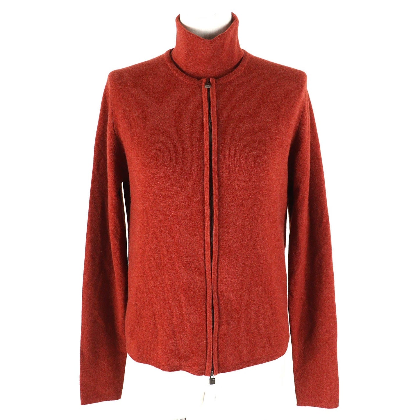 HERMES ensemble Main: 100% cashmere Orange Women ME Used