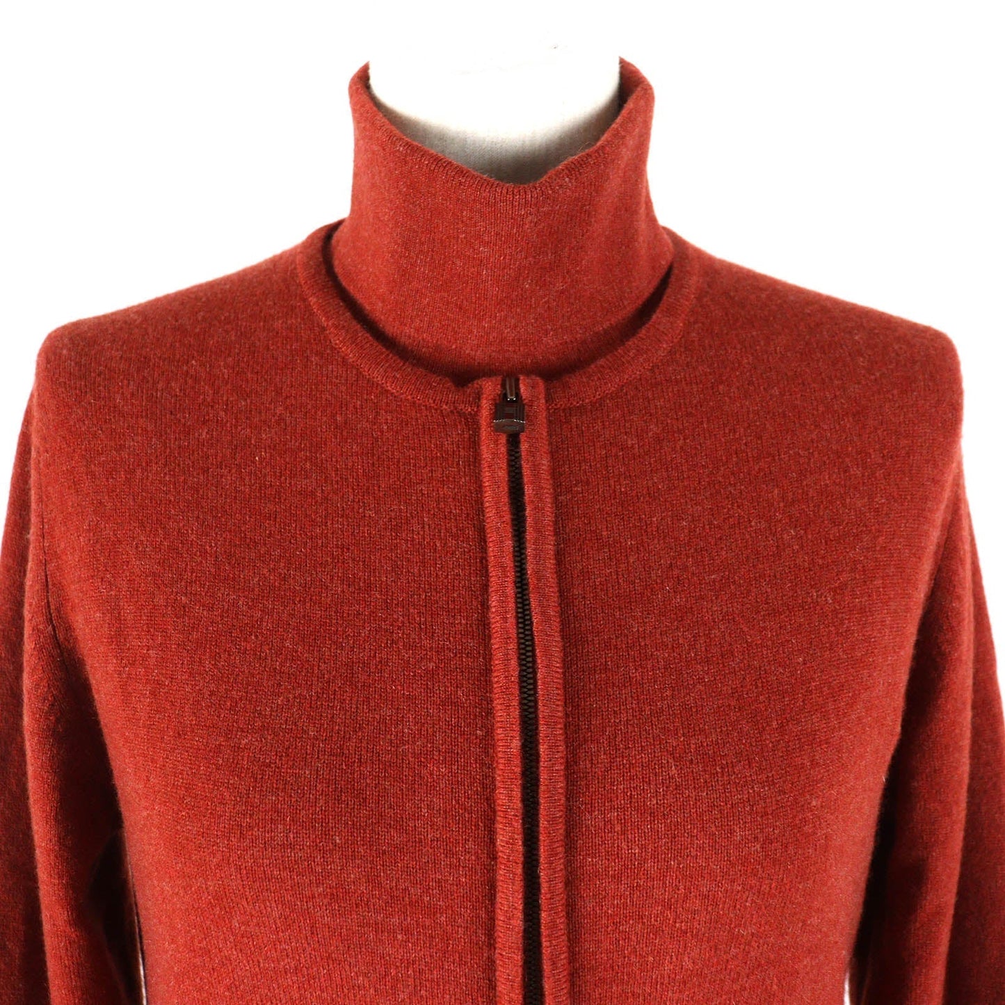 HERMES ensemble Main: 100% cashmere Orange Women ME Used