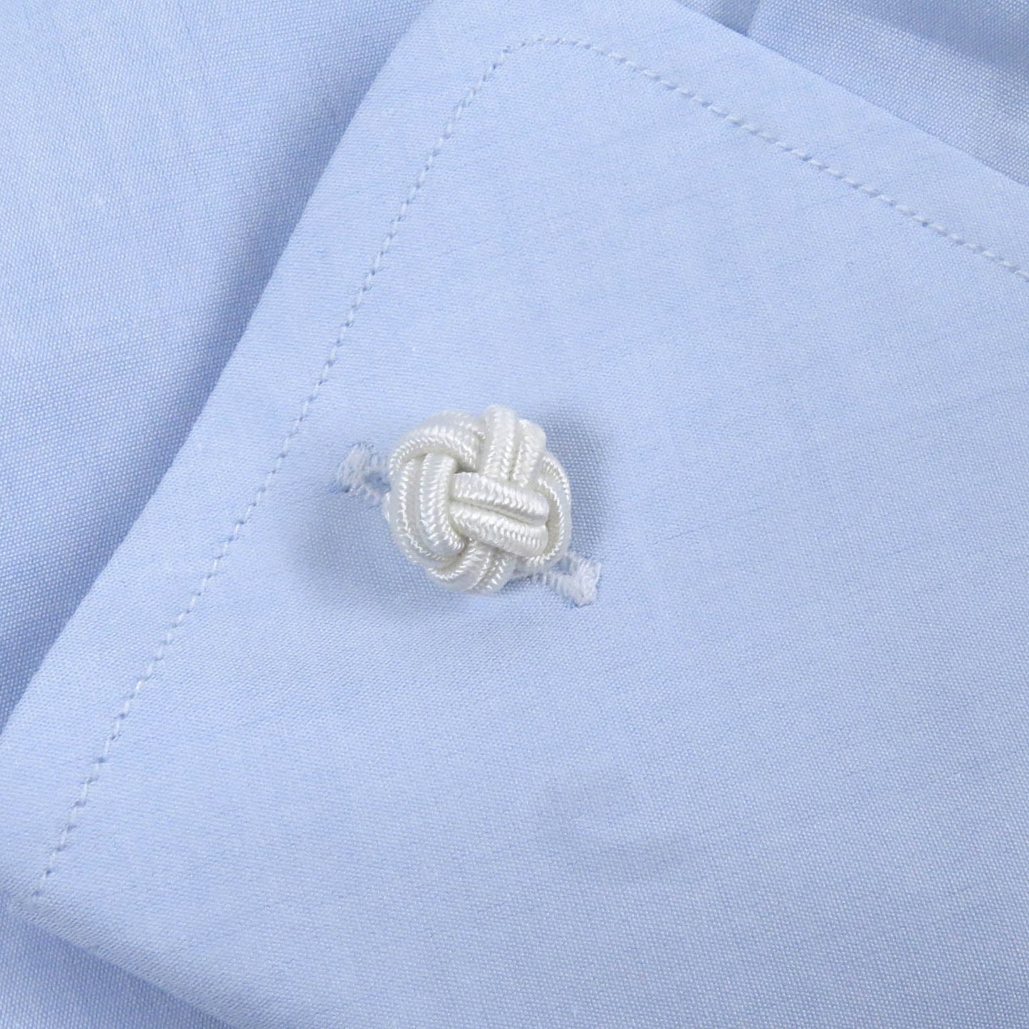 GUCCI Long sleeve shirt 699553 Main: 100% cotton, Part: 100% polyester Light blue mens 40 Used