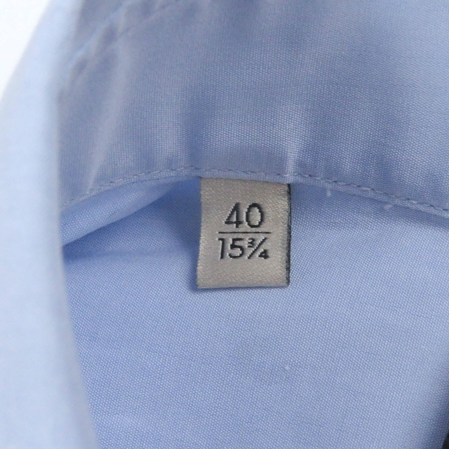 GUCCI Long sleeve shirt 699553 Main: 100% cotton, Part: 100% polyester Light blue mens 40 Used
