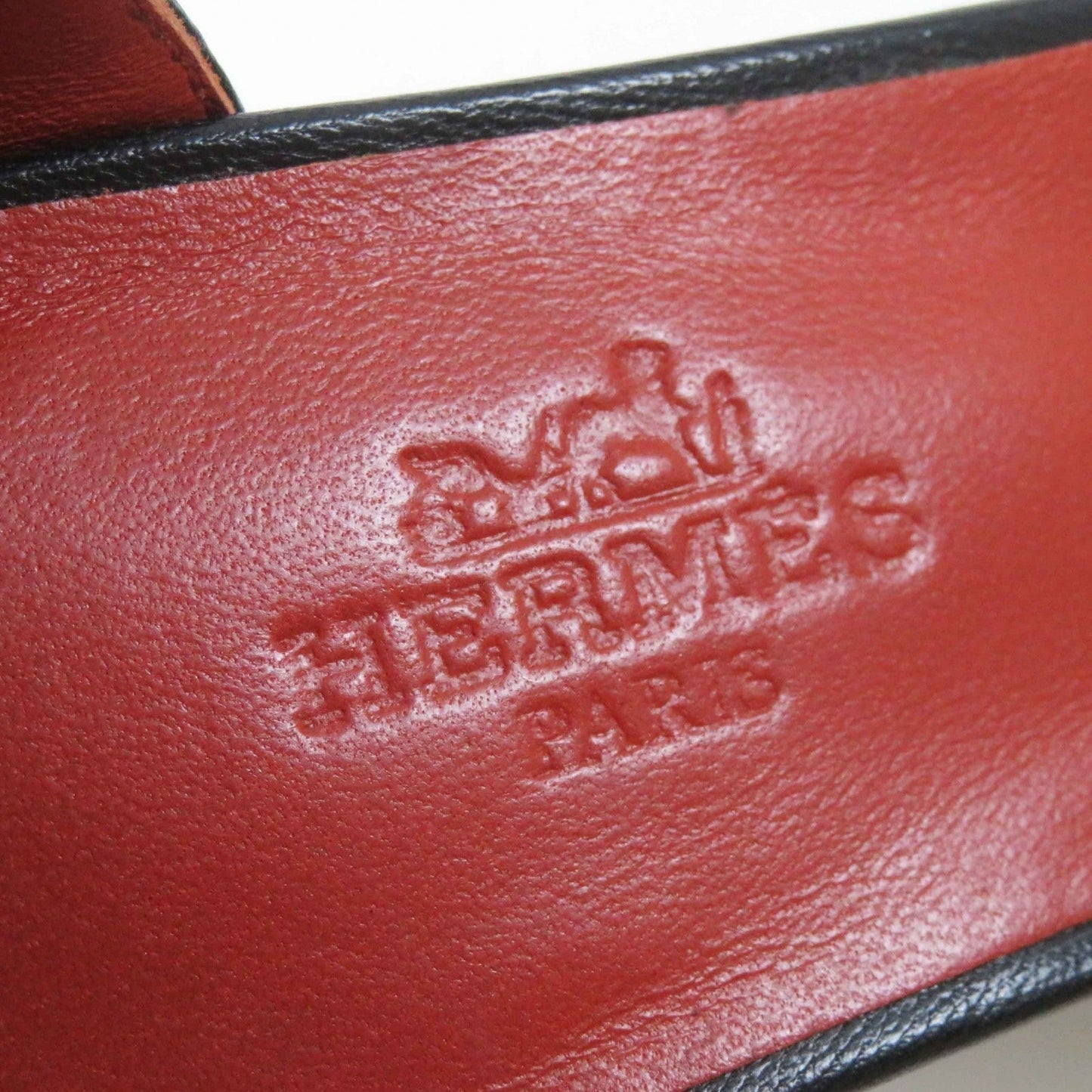HERMES pumps Main: Leather black Baby 55 Women 37 1/2 Used