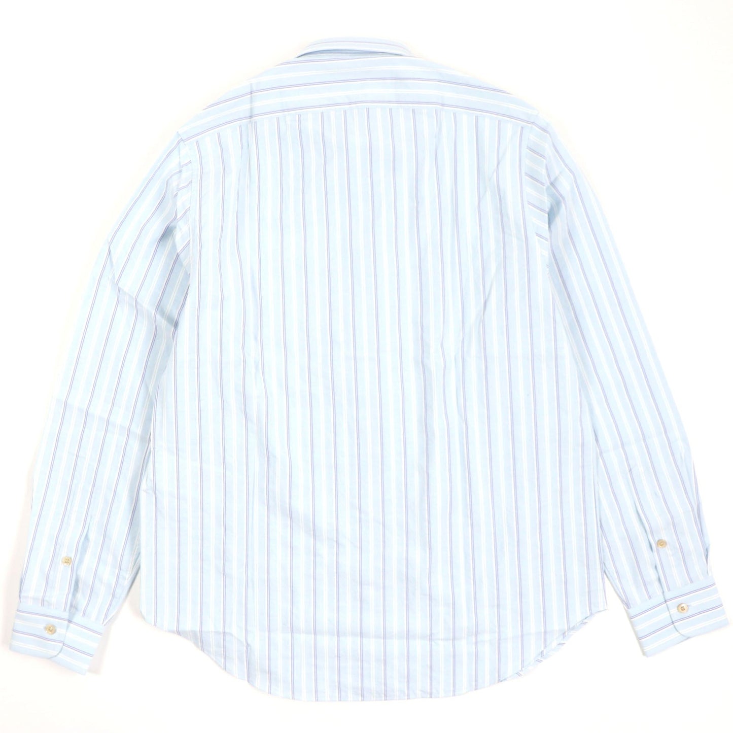 GUCCI Long sleeve shirt 703396 Main: 100% cotton, Part: 100% polyester Light blue stripe mens 38|15 Used