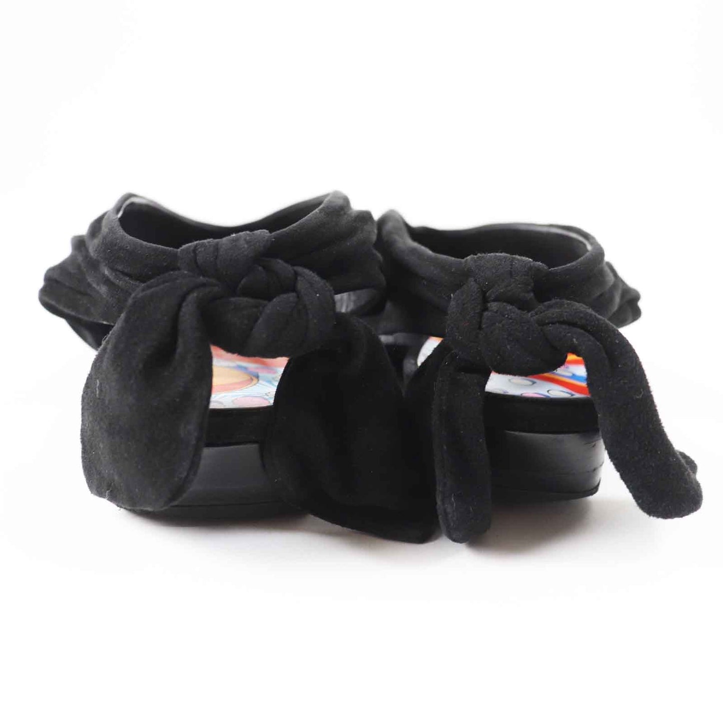 HERMES pumps 221013Z Main: Suede leather black Women 36 Used