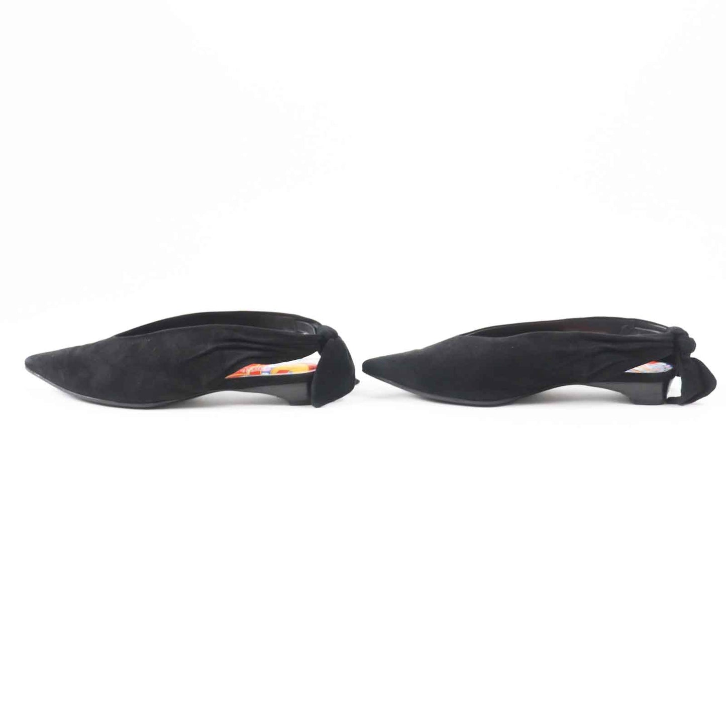 HERMES pumps 221013Z Main: Suede leather black Women 36 Used