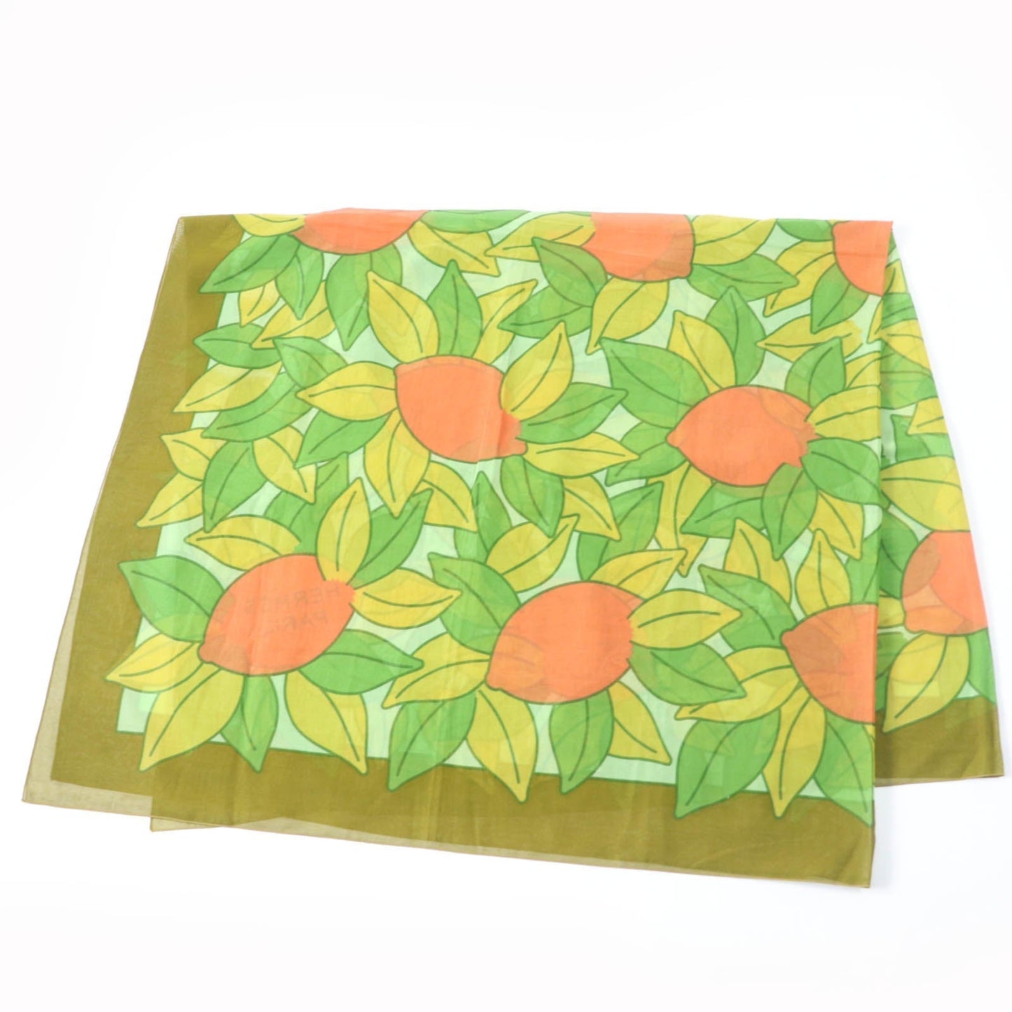 HERMES scarf Main: 100% cotton multicolor Women Used