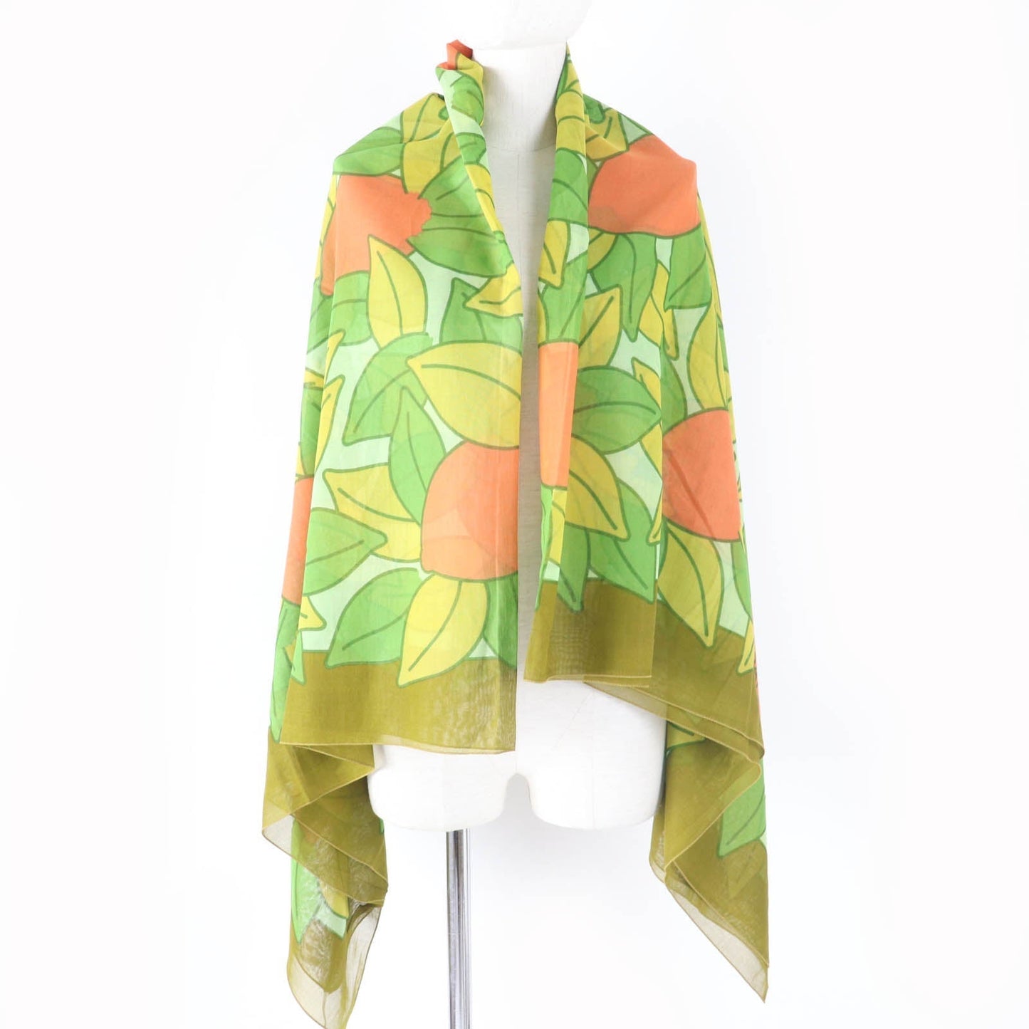 HERMES scarf Main: 100% cotton multicolor Women Used