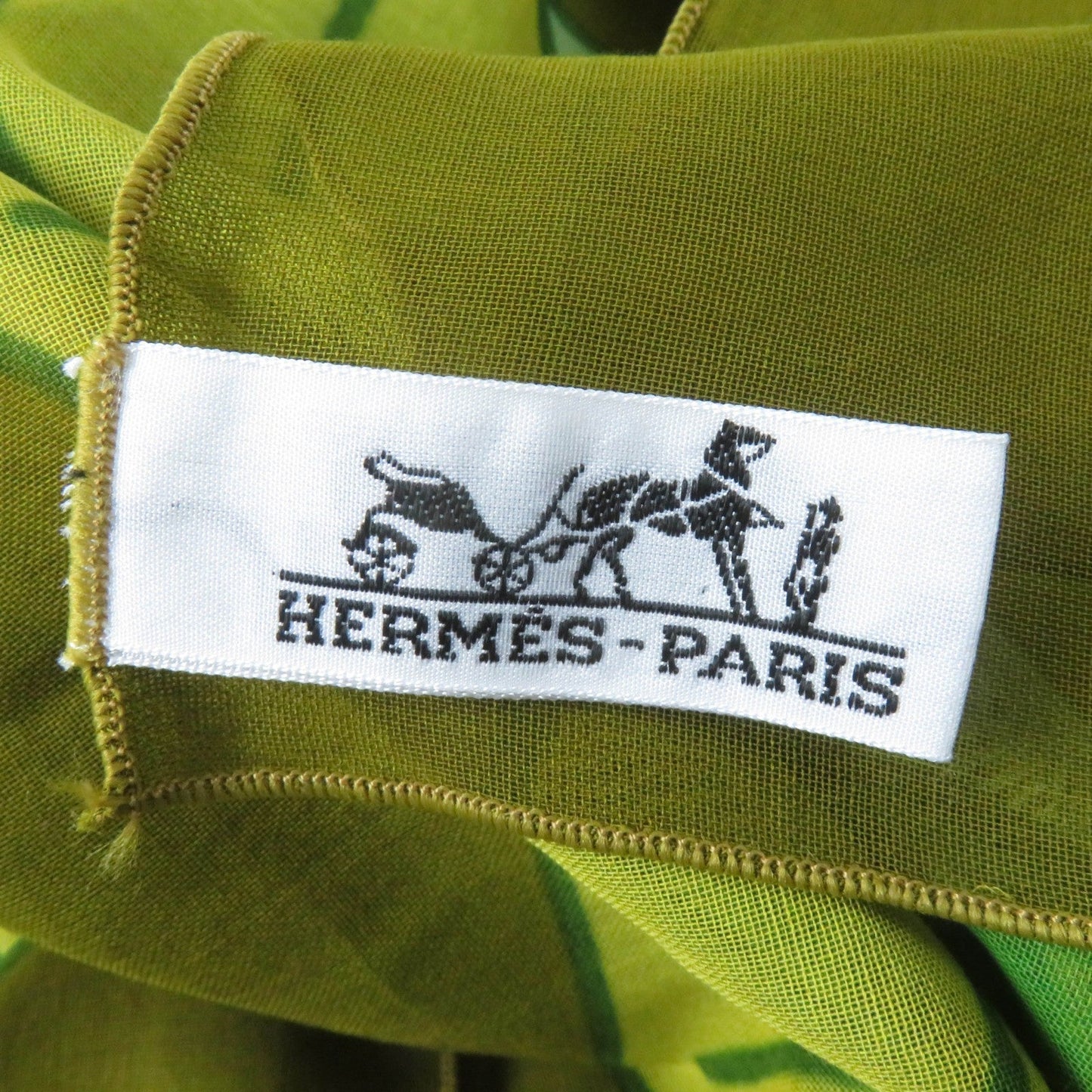 HERMES scarf Main: 100% cotton multicolor Women Used