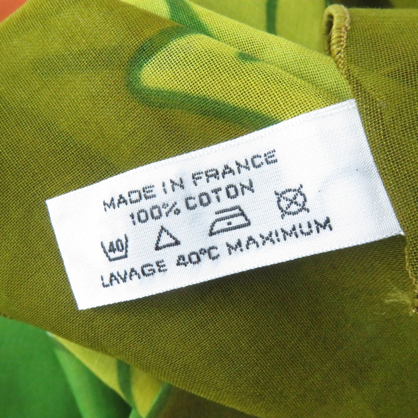 HERMES scarf Main: 100% cotton multicolor Women Used