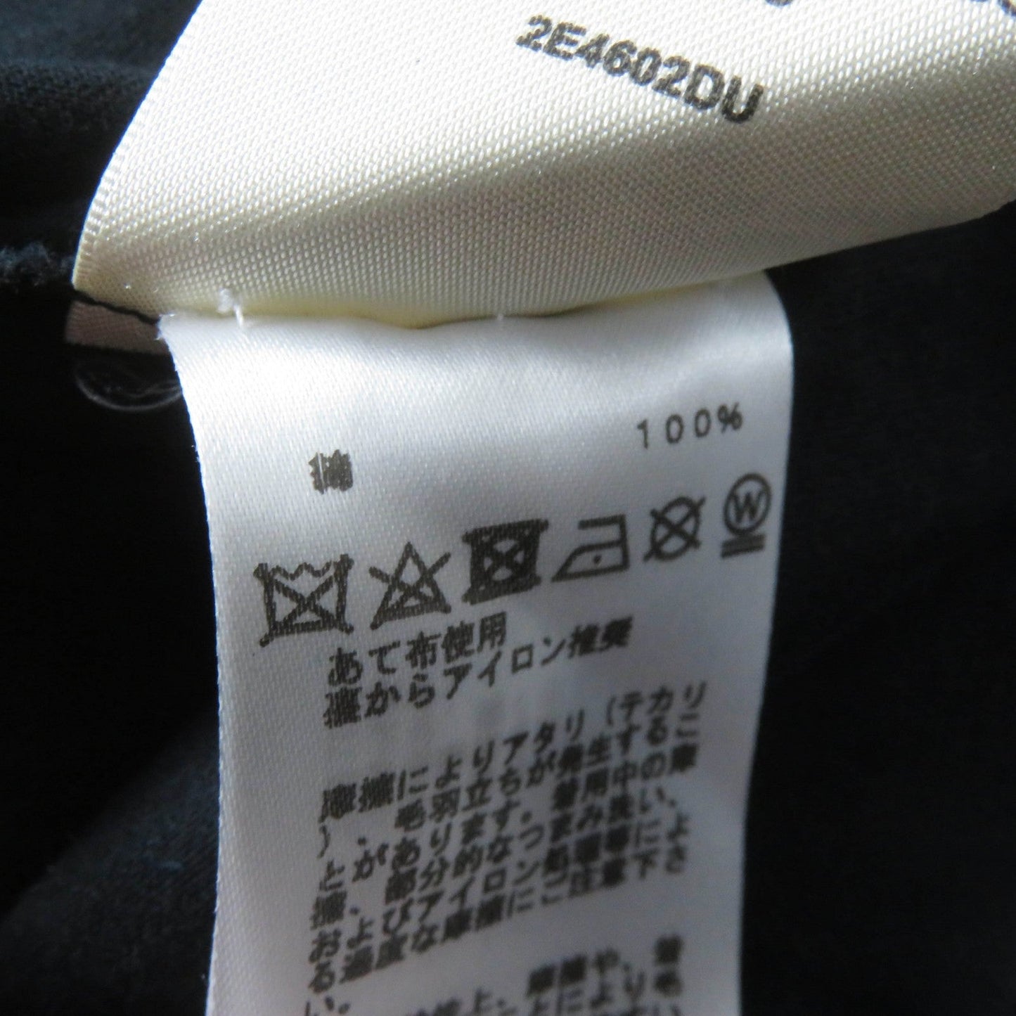 HERMES Short sleeve T-shirt 2E4602DU Main: 100% cotton black Women 38 Used