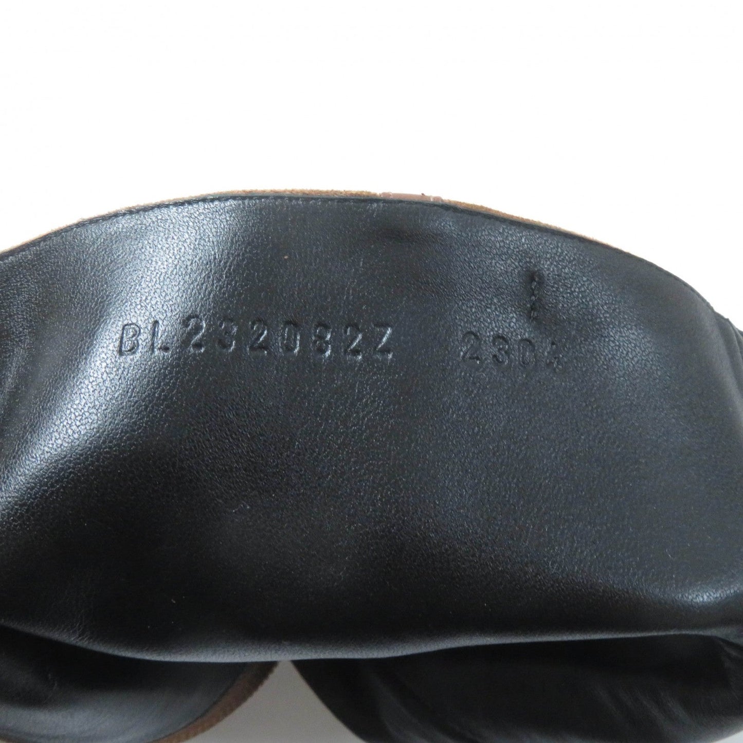 HERMES short boots 232082Z Main: suede leather, part: leather Brown Women 35 Used