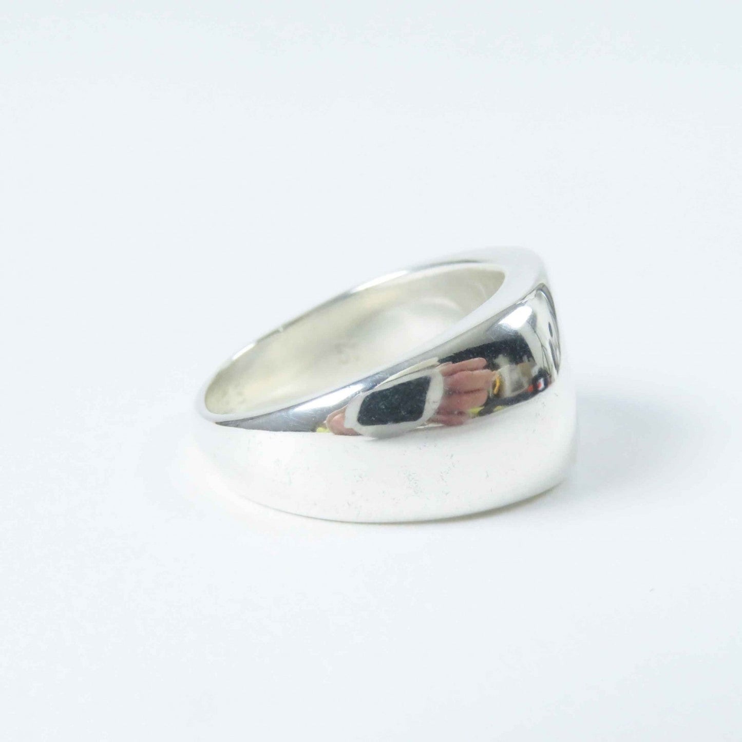 HERMES Ring Main: SV925, Part: 750 Silver gold Seriering Women 51 Used