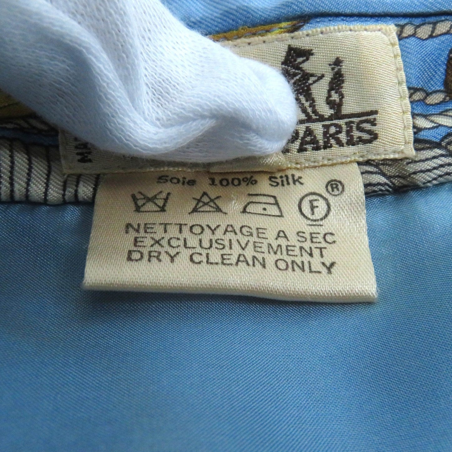 HERMES one piece Main: 100% silk Multi BATEAU A VAPEUR DE JOUFFROY DABBANS 1784 Steamboat Women 40 Used