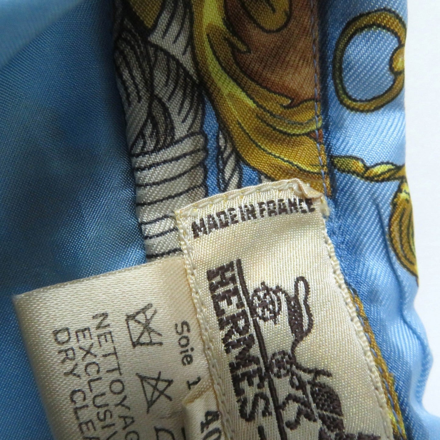 HERMES one piece Main: 100% silk Multi BATEAU A VAPEUR DE JOUFFROY DABBANS 1784 Steamboat Women 40 Used