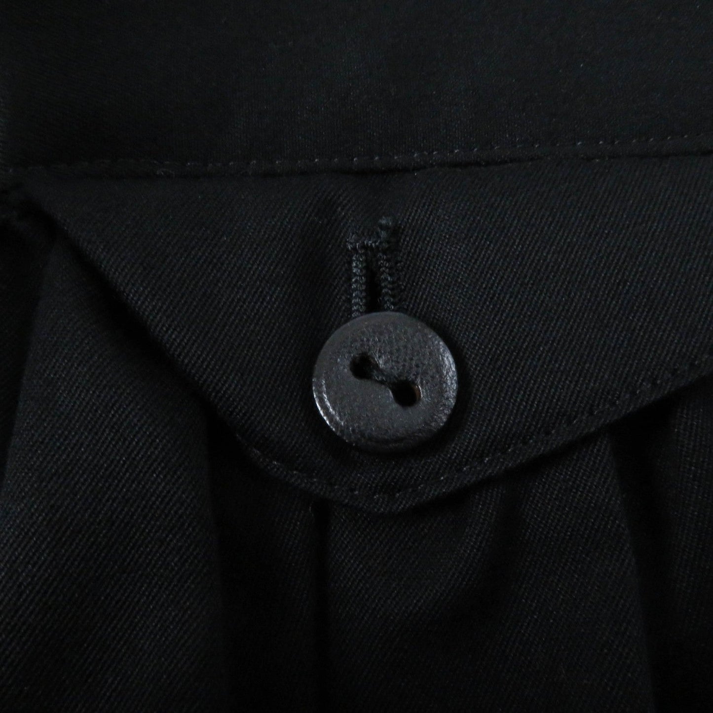 HERMES skirt Main: 100% cotton, some parts: sheep leather black Women 42 Used