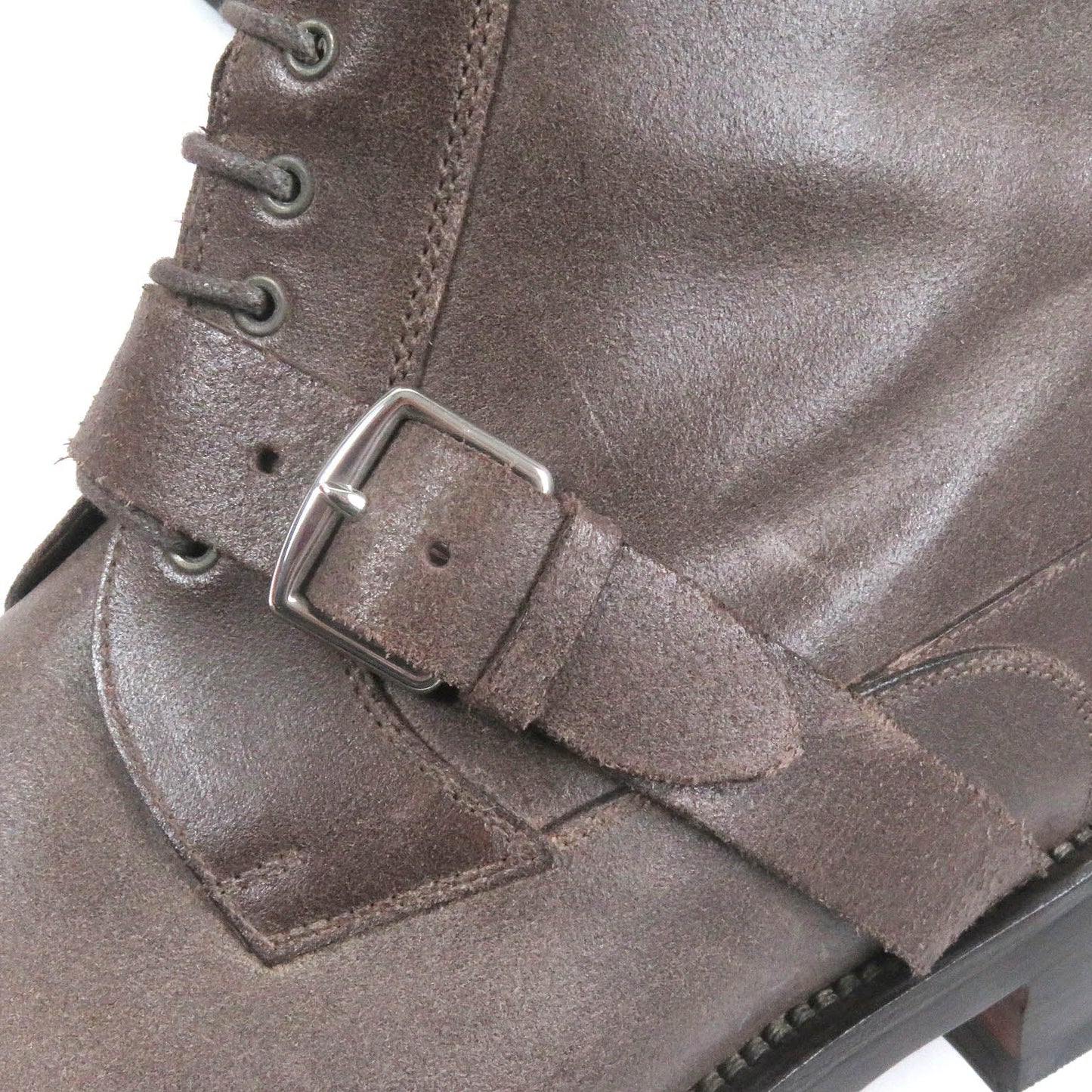 HERMES boots Main: Leather Brown mens 40 Used