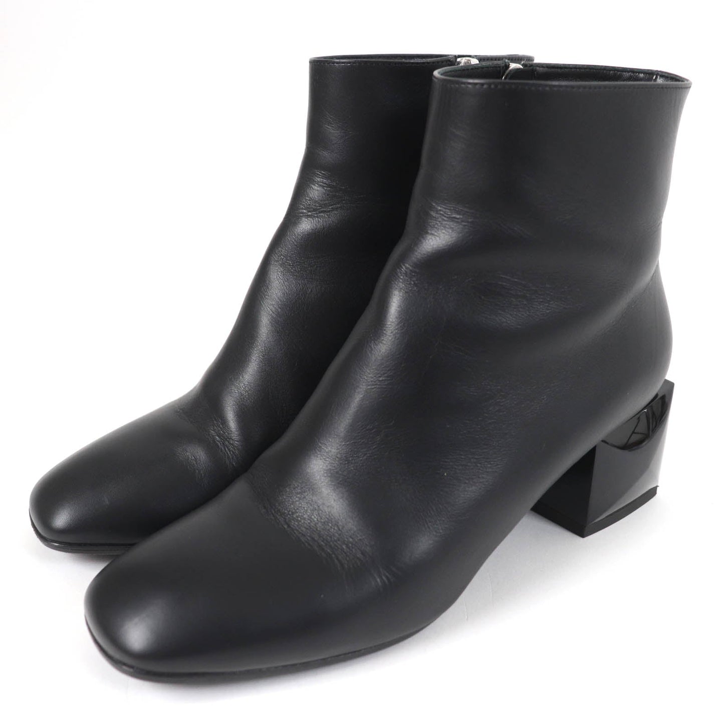 HERMES Ankle boots Main: Leather black Women 36 Used