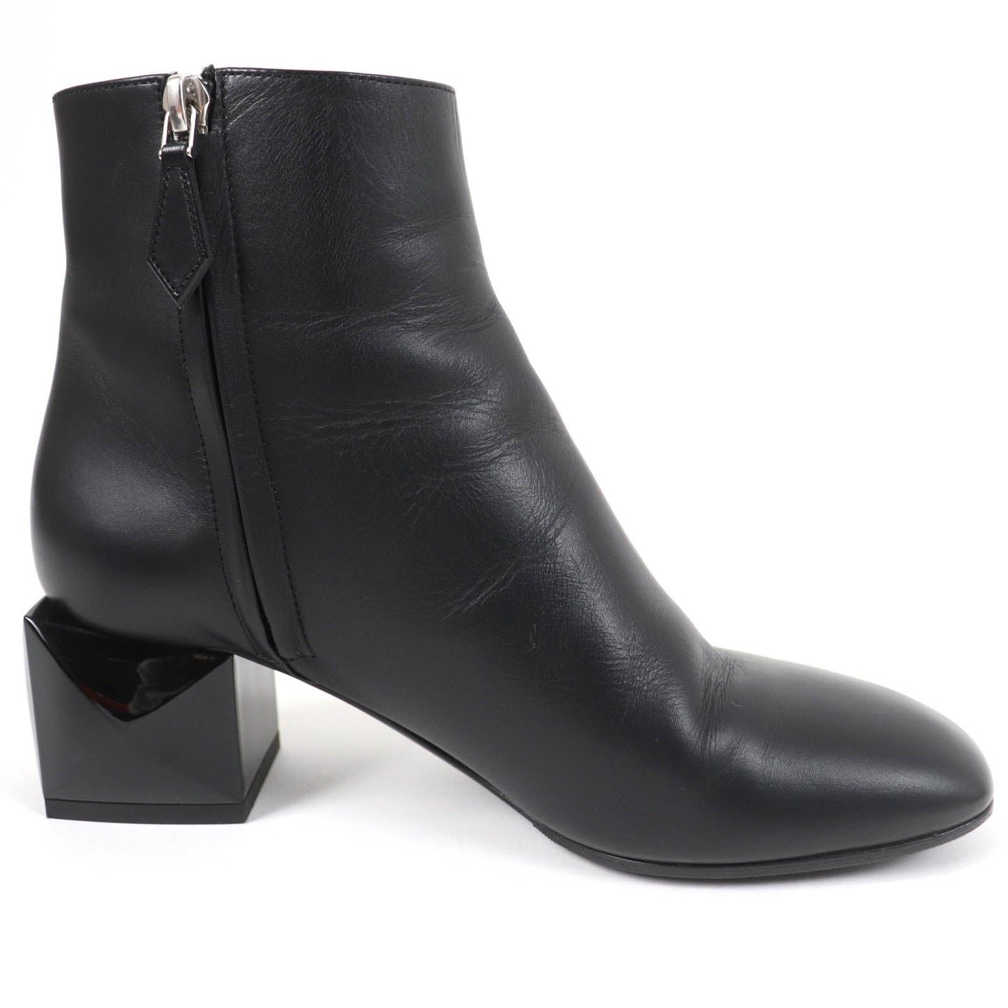 HERMES Ankle boots Main: Leather black Women 36 Used